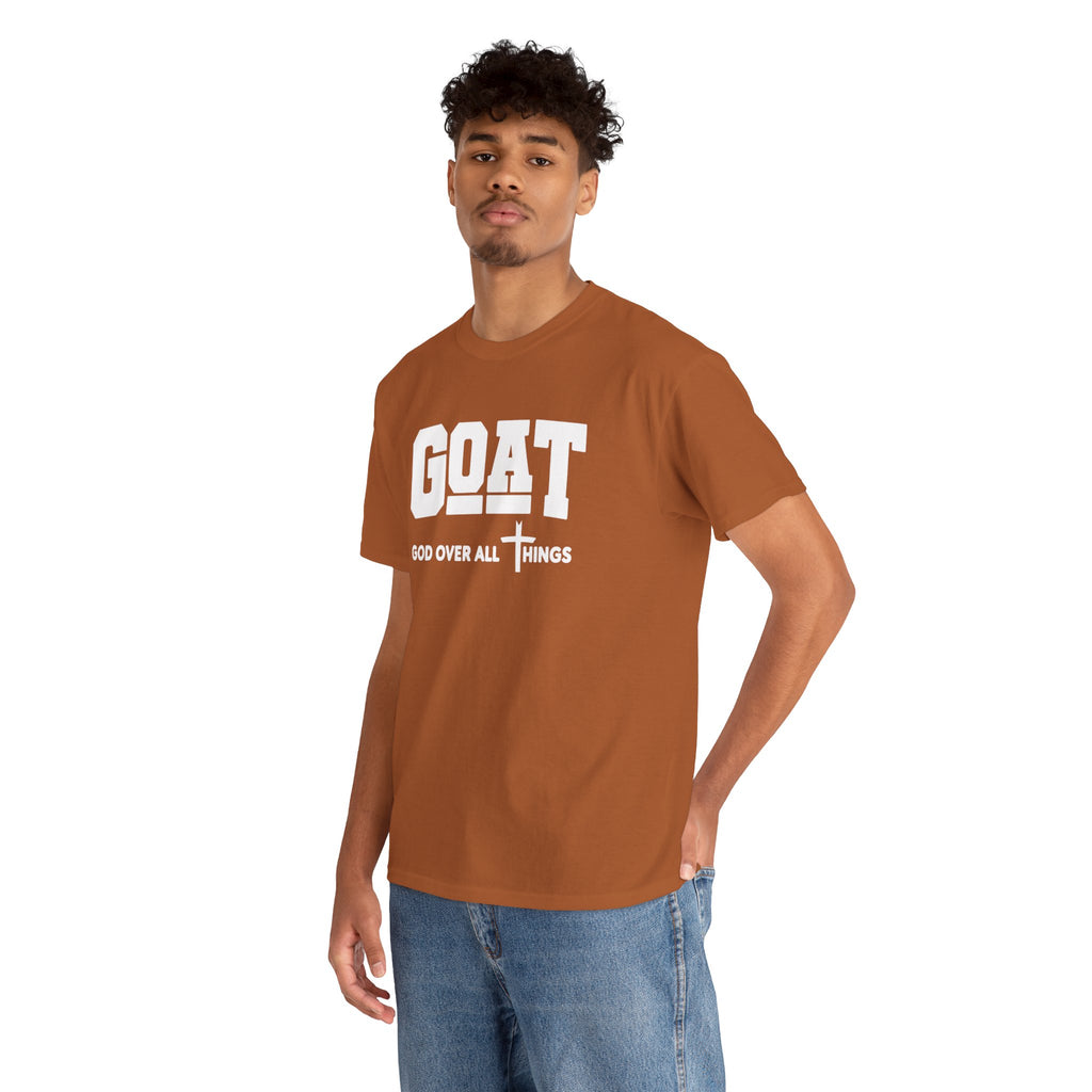 GOAT Over All Things | Faith-Inspired Graphic Tee | Cr8tive Designs