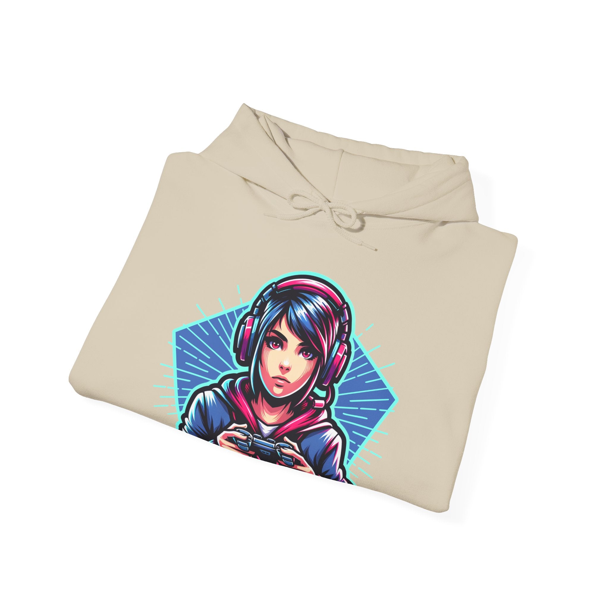 Gamer Girl | Neon Gaming Hoodie | Cr8tive Designs