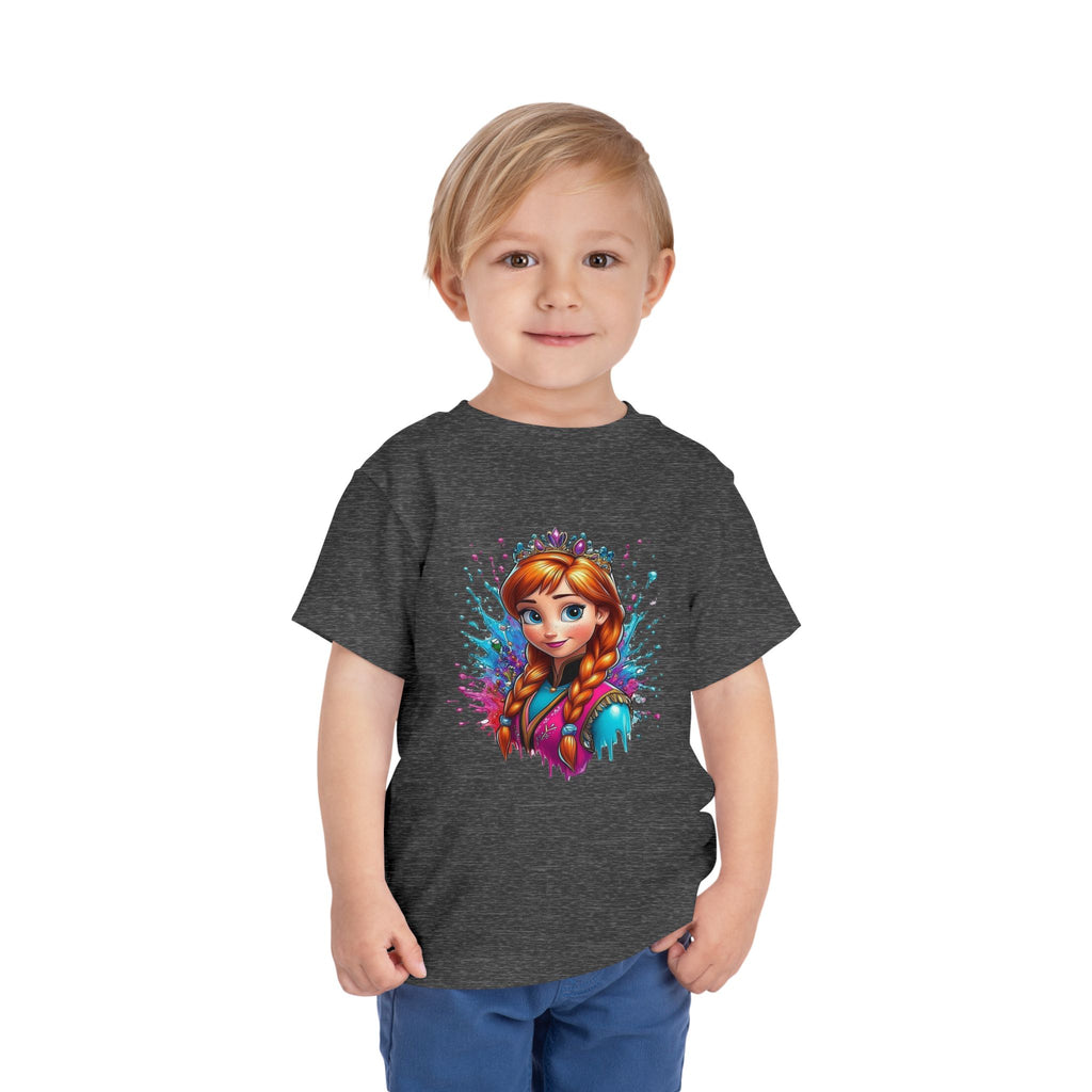 Snow Kingdom Princess Toddler Tee | Colorful Fairytale T-Shirt Design | Cr8tive Designs