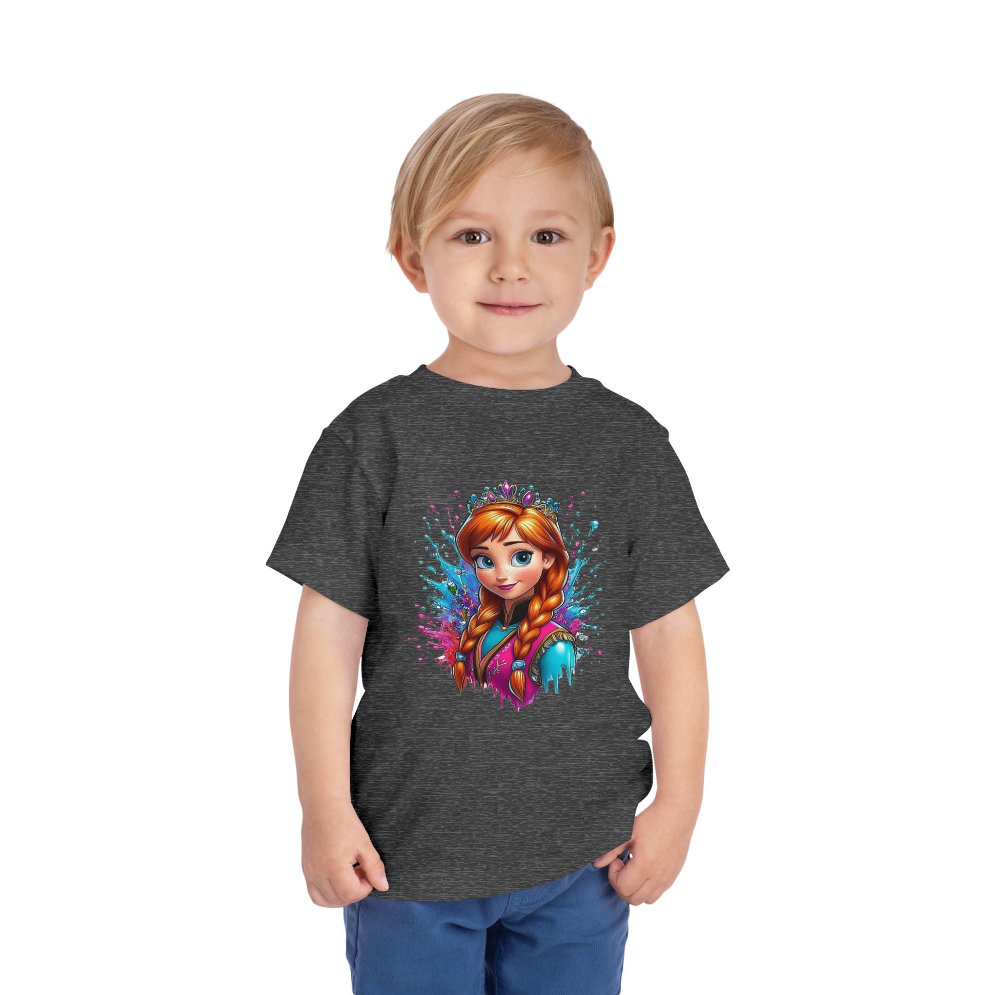 Snow Kingdom Princess Toddler Tee | Colorful Fairytale T-Shirt Design | Cr8tive Designs