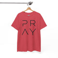 PRAY Minimalist Christian T-Shirt | Modern Faith Graphic Tee | Cr8tive Designs