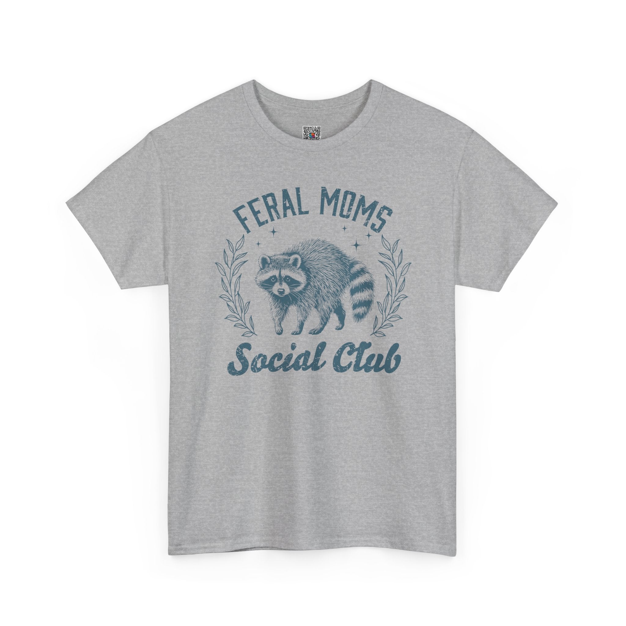 Feral Moms Club Graphic Tee – Trendy Funny Mom Shirt, Motherhood Humor Tee | Cr8tive Designs