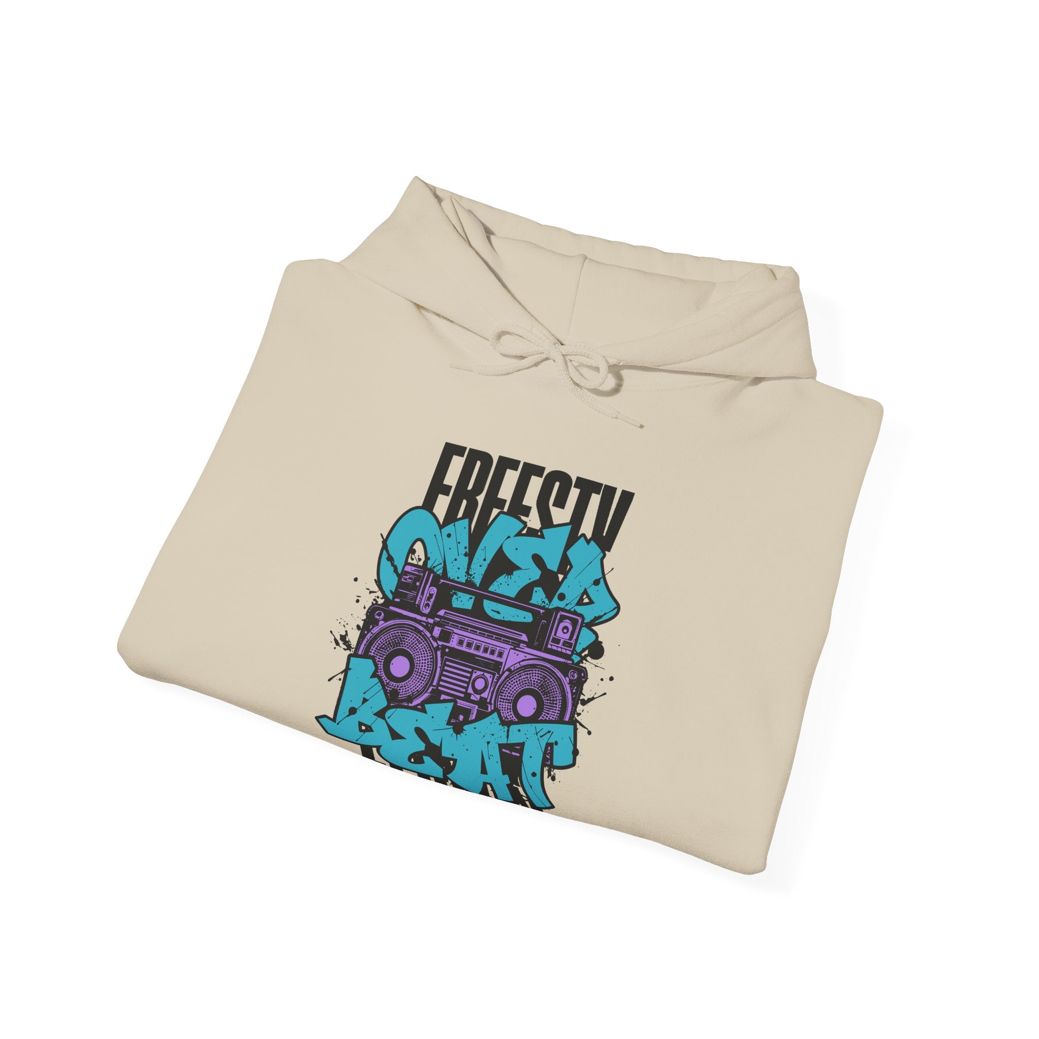 Freestyle Beat Flowin’ | Retro Hip-Hop Hoodie | Cr8tive Designs