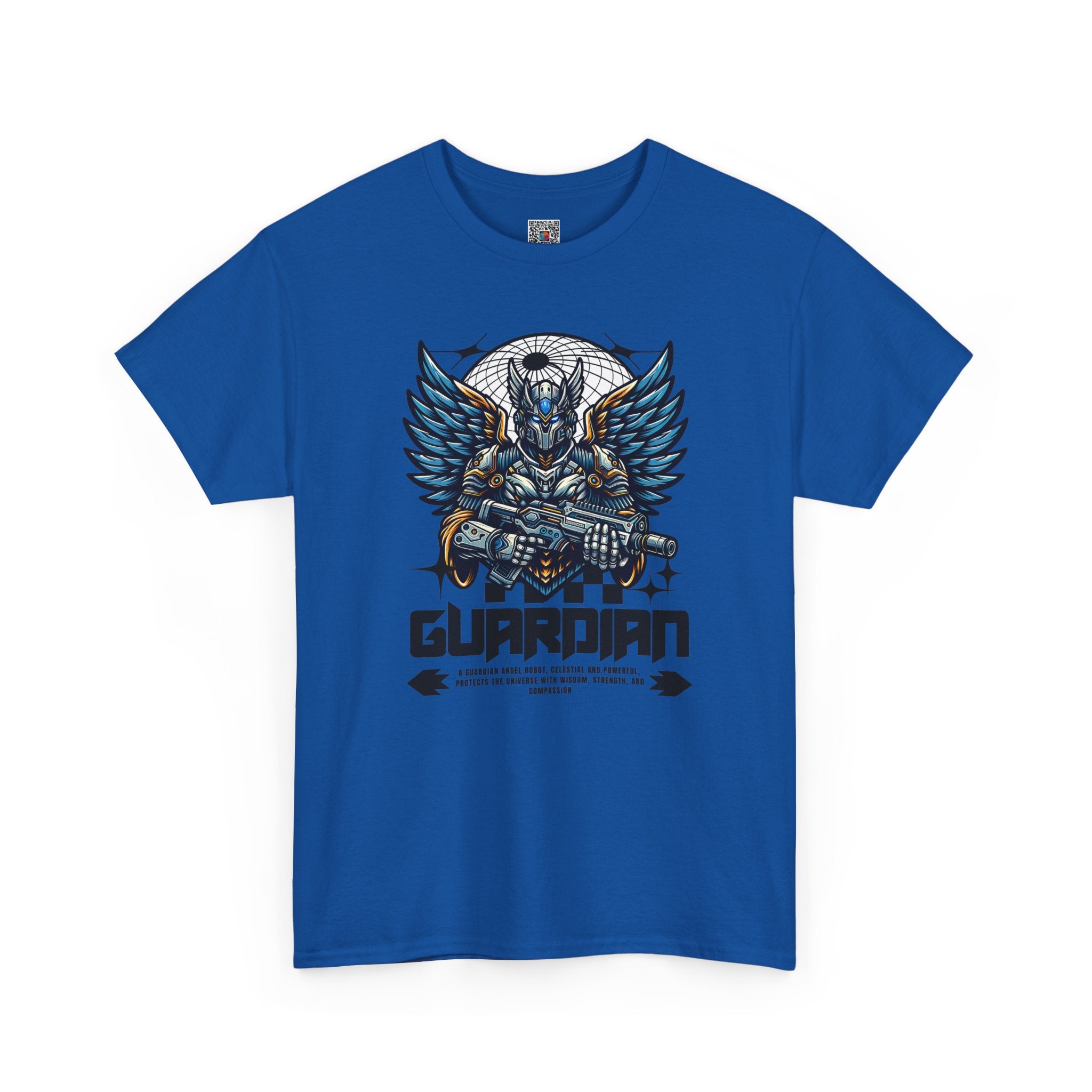 Guardian Warrior T-Shirt | Armored Winged Knight Graphic Tee | Cr8tive Designs