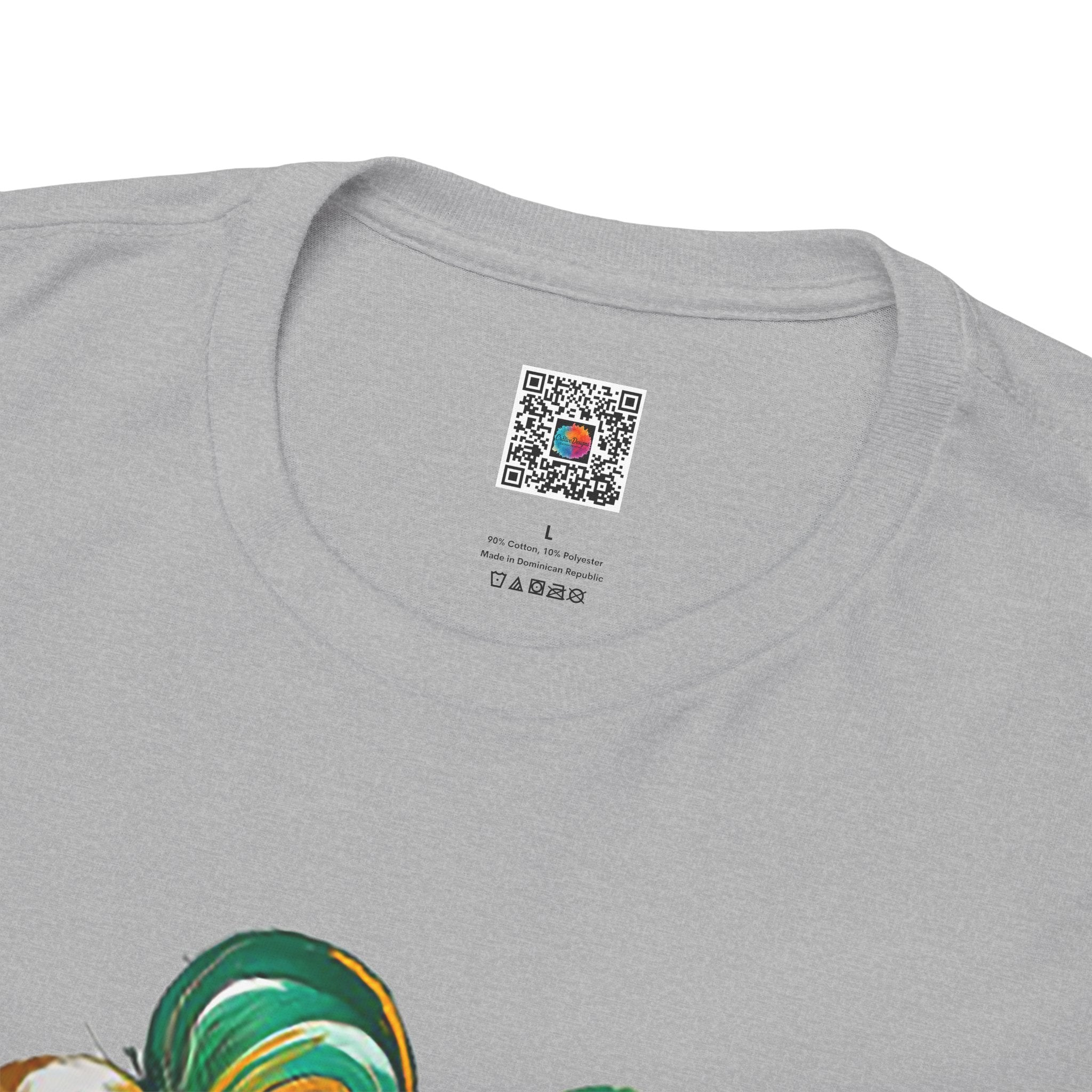 St. Patrick's Day Green & Gold Clover T-Shirt/Cr8tive Designs