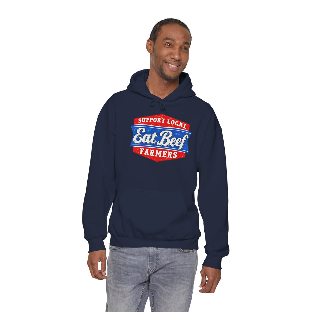 Support Local Farmers Eat Beef Hoodie | Cr8tive Designs
