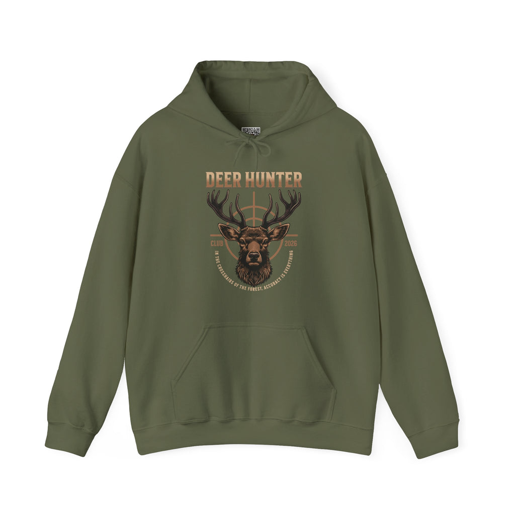 Deer Hunter Hoodie | Rustic Buck & Hunting Club Design | Cr8tive Designs