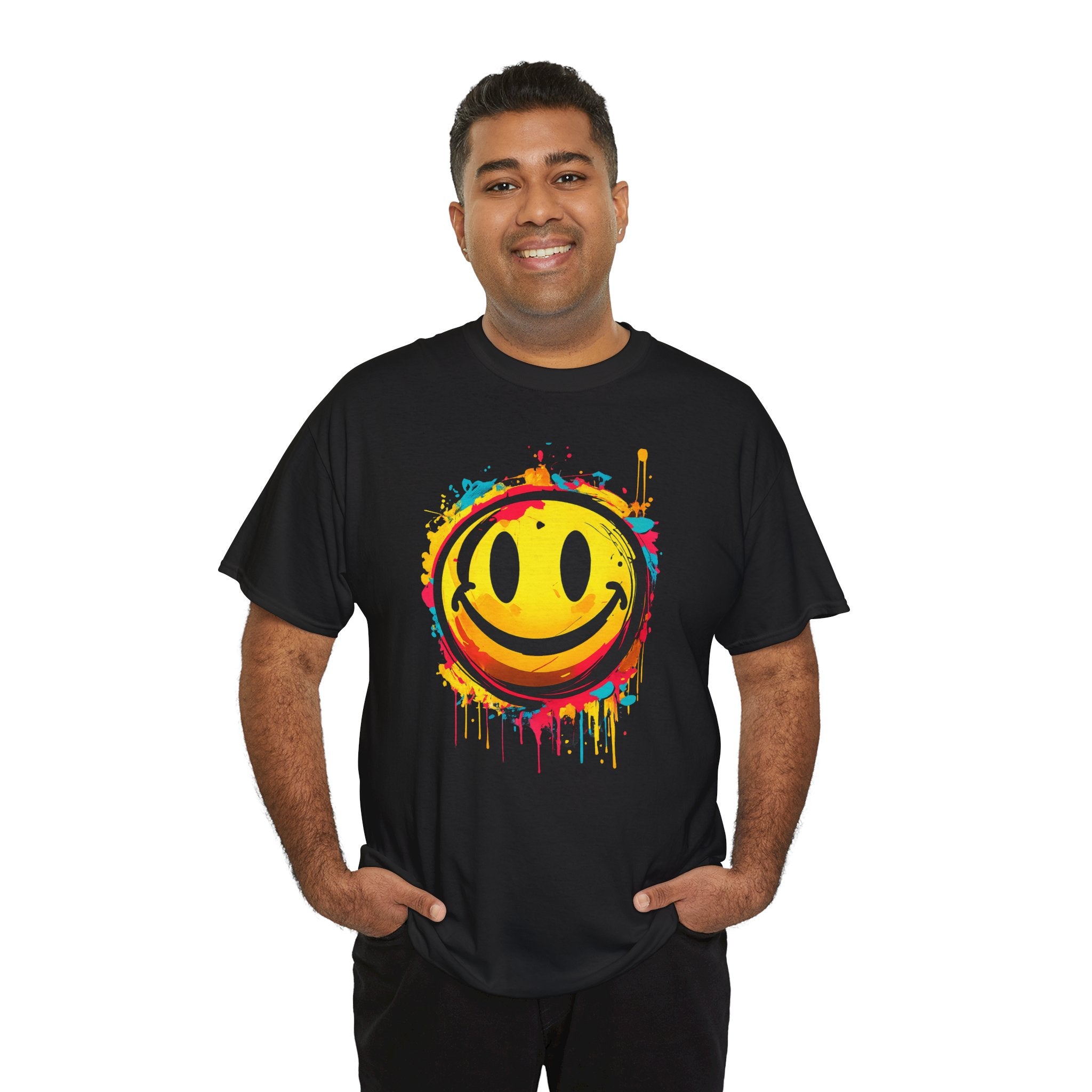Smiley Paint Splash T-Shirt