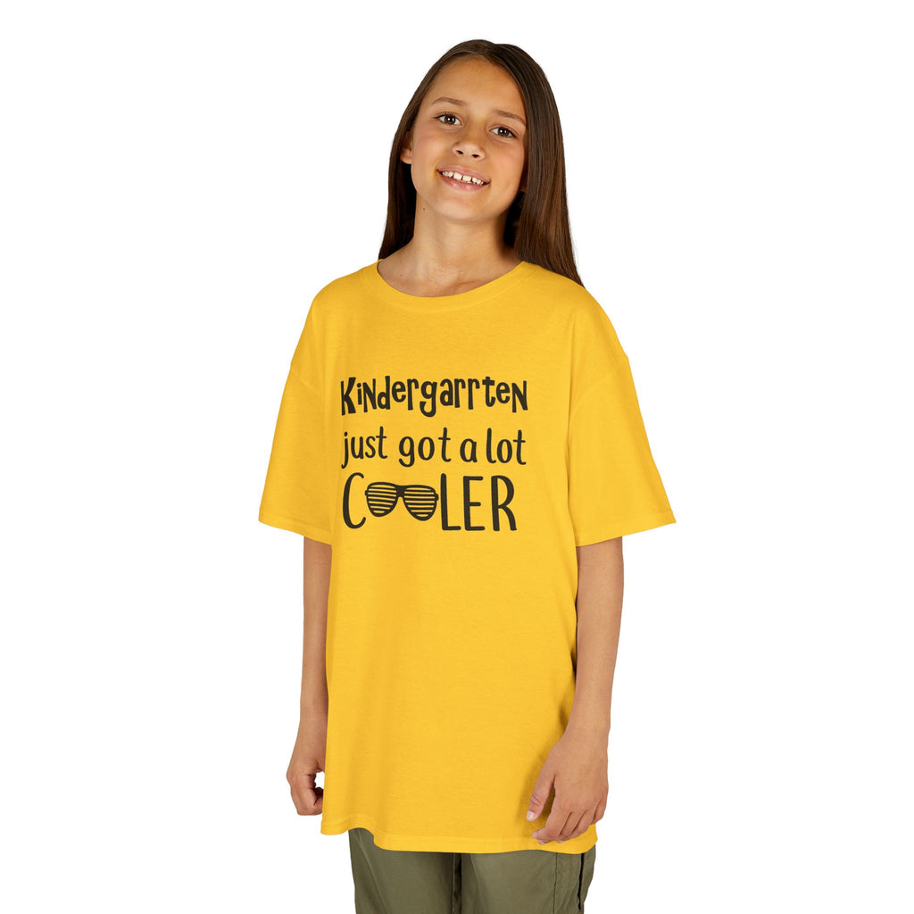 Kindergarten Just Got A Lot Cooler Tee | Back to School T-Shirt | Cr8tive Designs