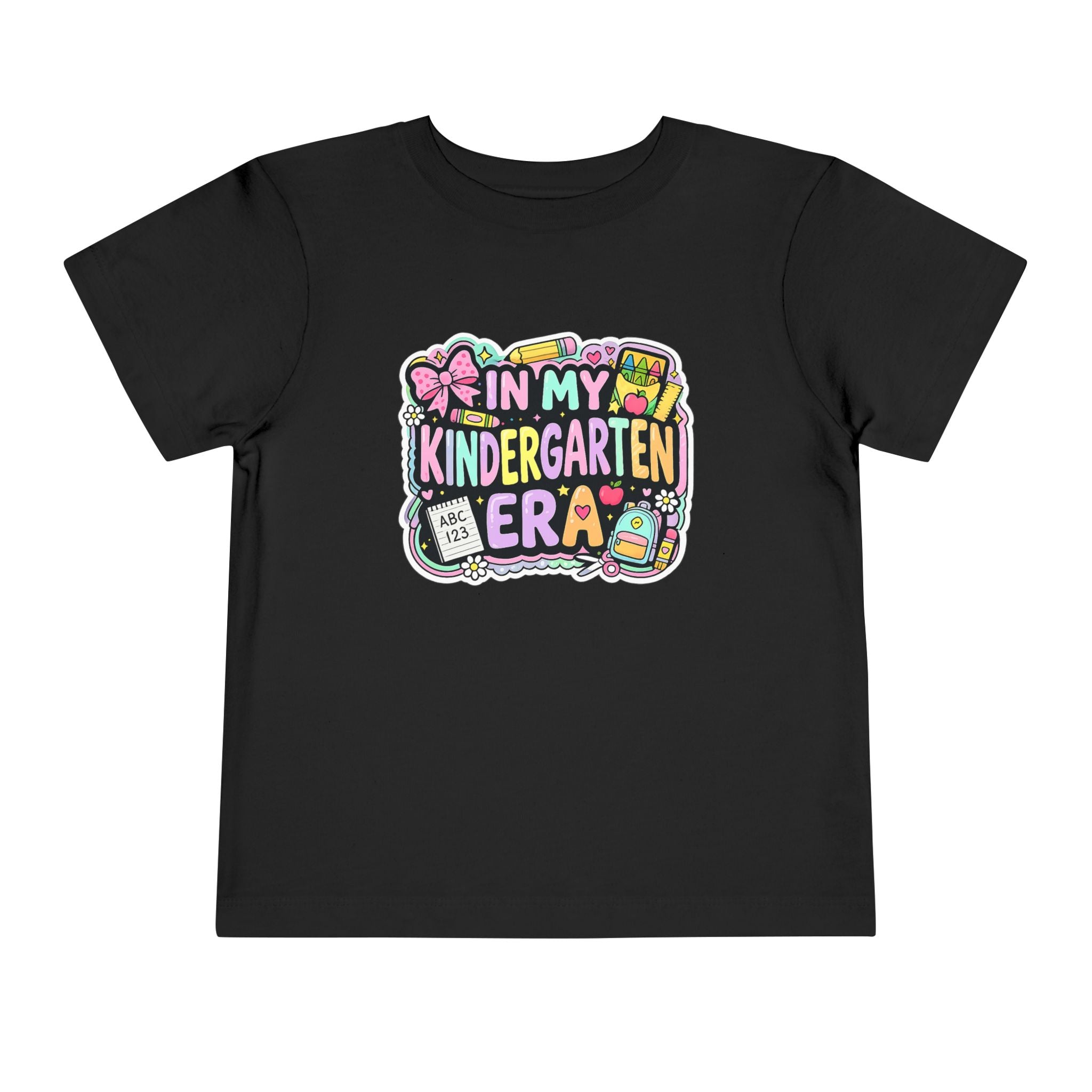 In My Kindergarten Era Youth Tee | Colorful Back-to-School T-Shirt | Cr8tive Designs