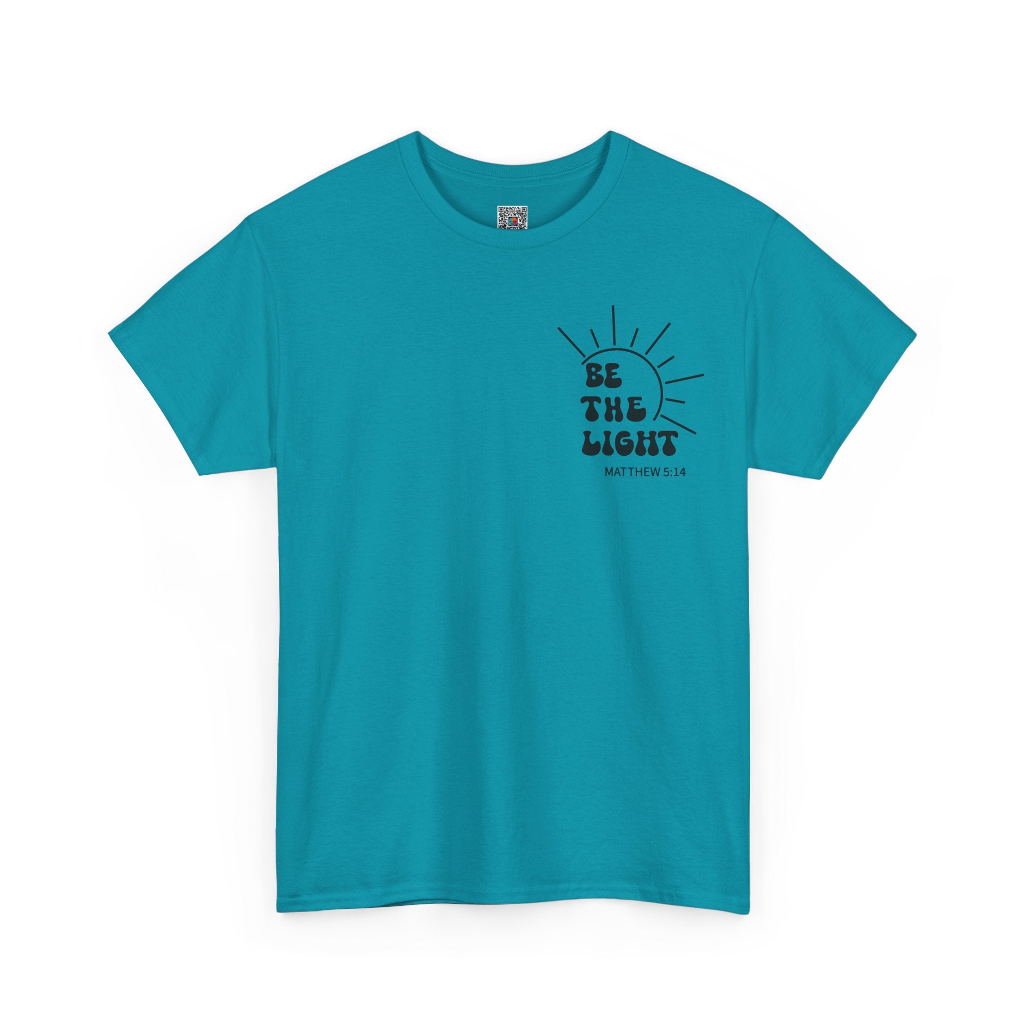 Be The Light Tee — Christian Inspirational T‑Shirt/Cr8tive Designs