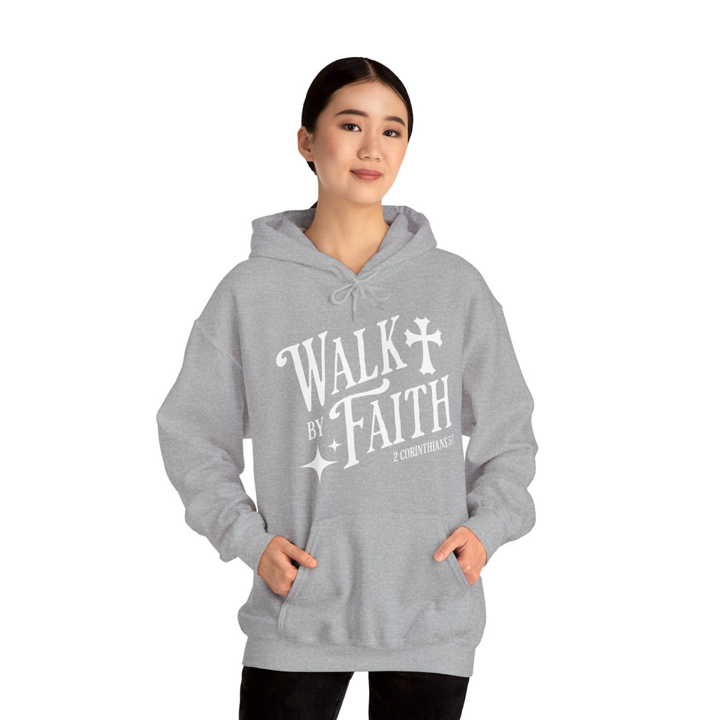 Walk by Faith | Christian Scripture Hoodie | Cr8tive Designs