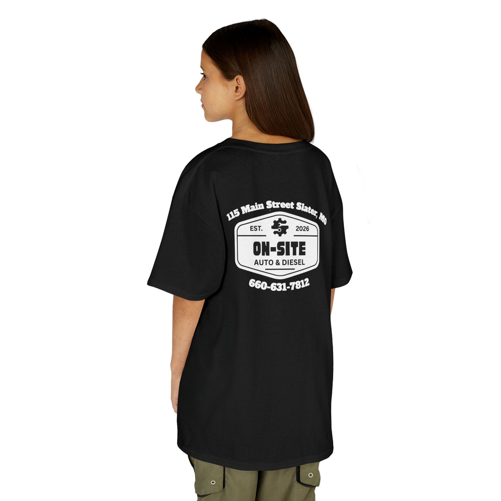 On-Site Auto & Diesel Custom Business Youth T-Shirt | Automotive Workwear | Cr8tive Designs