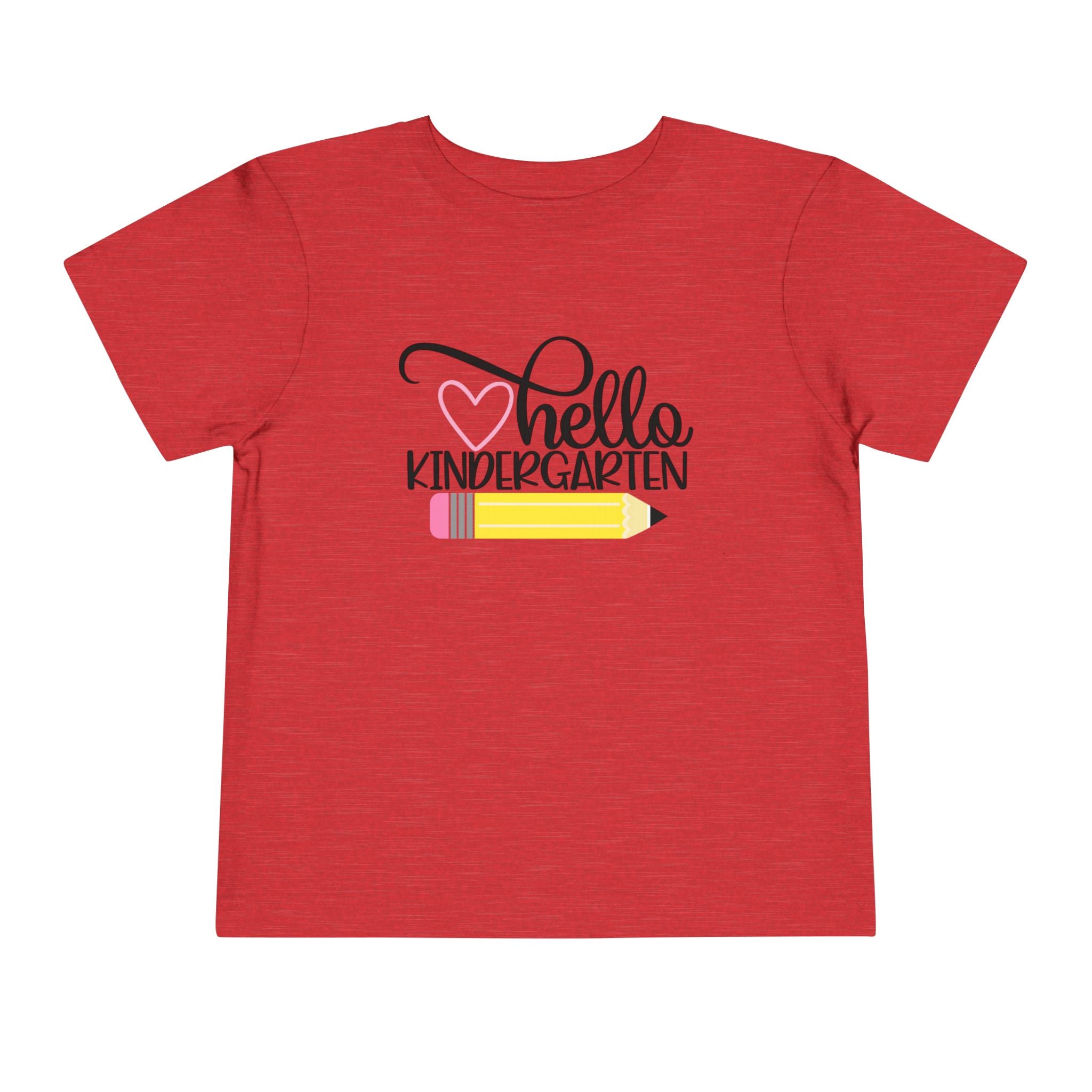 Hello Kindergarten Pencil Youth Tee | First Day of School T-Shirt | Cr8tive Designs