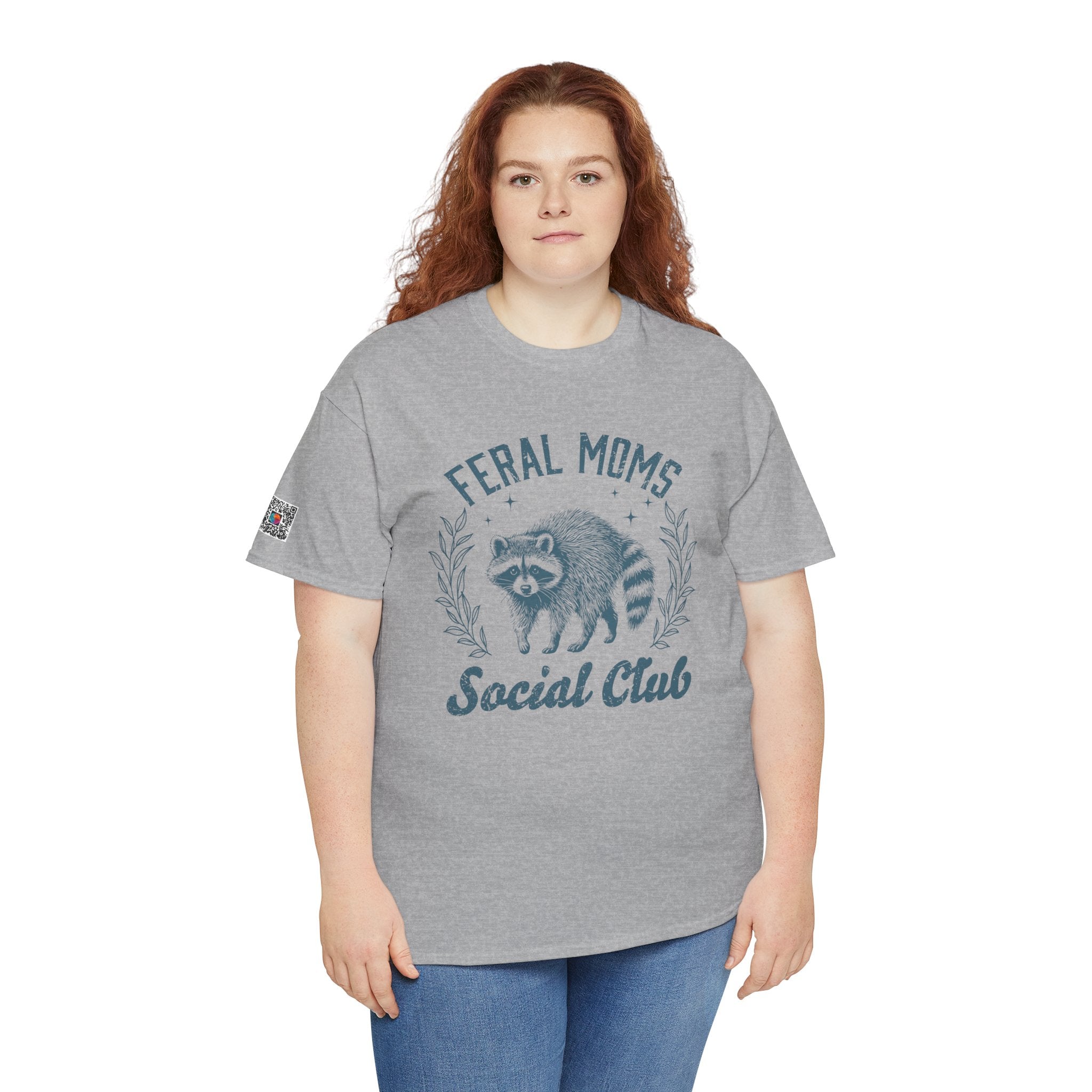 Feral Moms Club Graphic Tee – Trendy Funny Mom Shirt, Motherhood Humor Tee | Cr8tive Designs