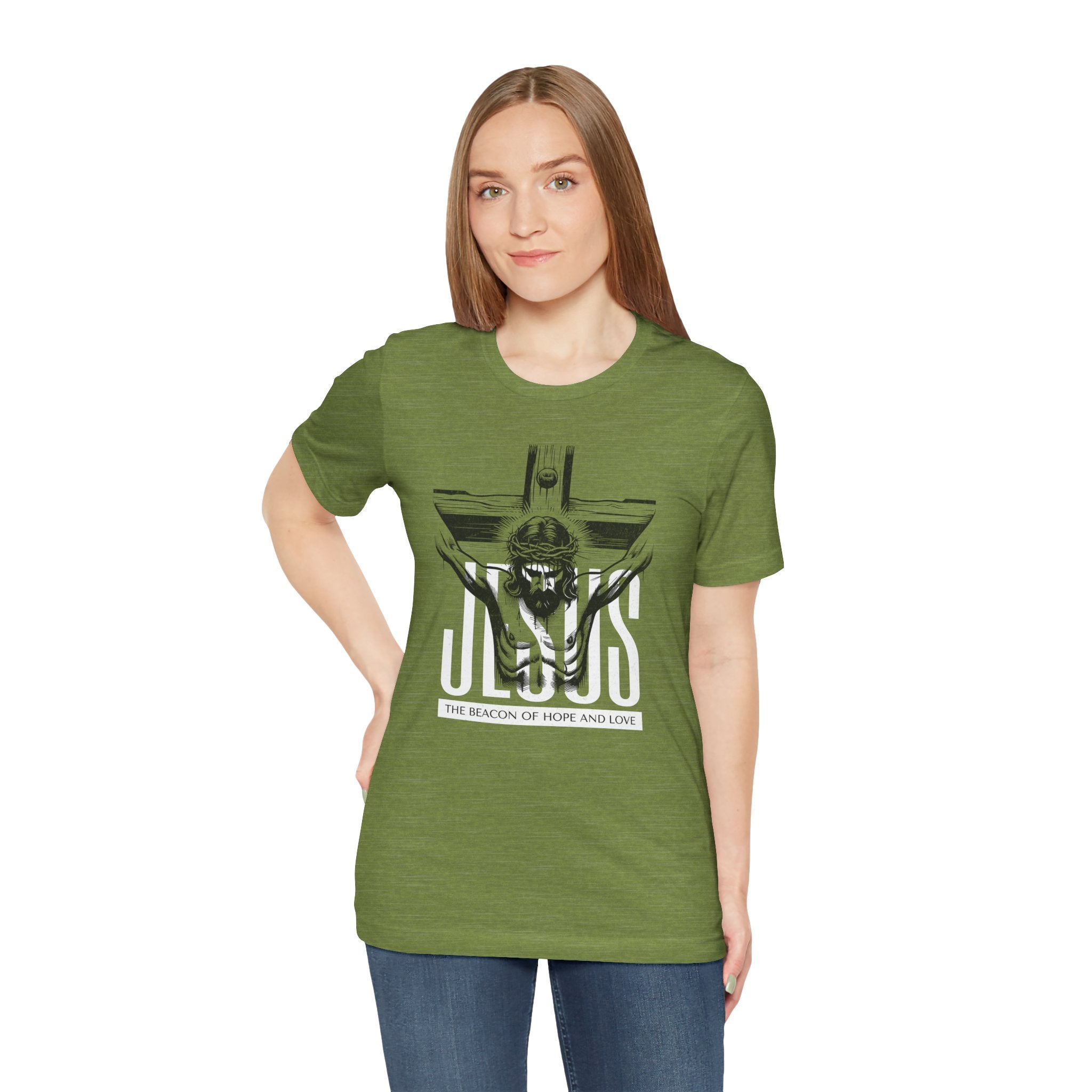 Jesus Crucifix Tee | Christian Graphic T-Shirt | Cr8tive Designs