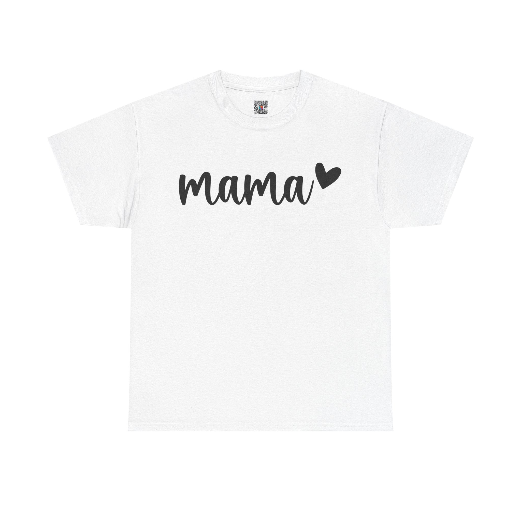 Mama Script Tee – Inspirational Motherhood Shirt, Soft Minimalist Mom Graphic T-Shirt | Cr8tive Designs