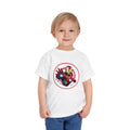 Red Masked Antihero Toddler Tee | Comic-Inspired Hero T-Shirt Design | Cr8tive Designs