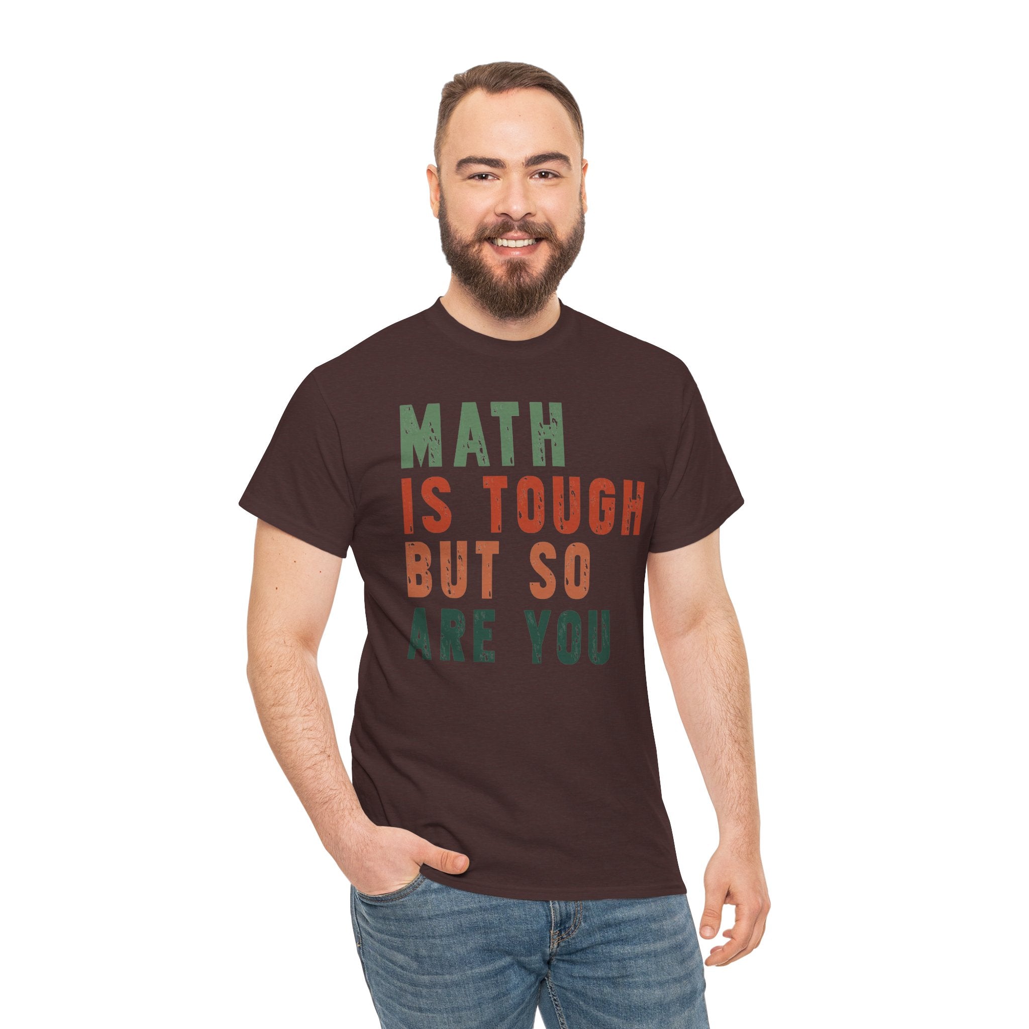 Math Is Tough But So Are You | Motivational School T-Shirt | Cr8tive Designs