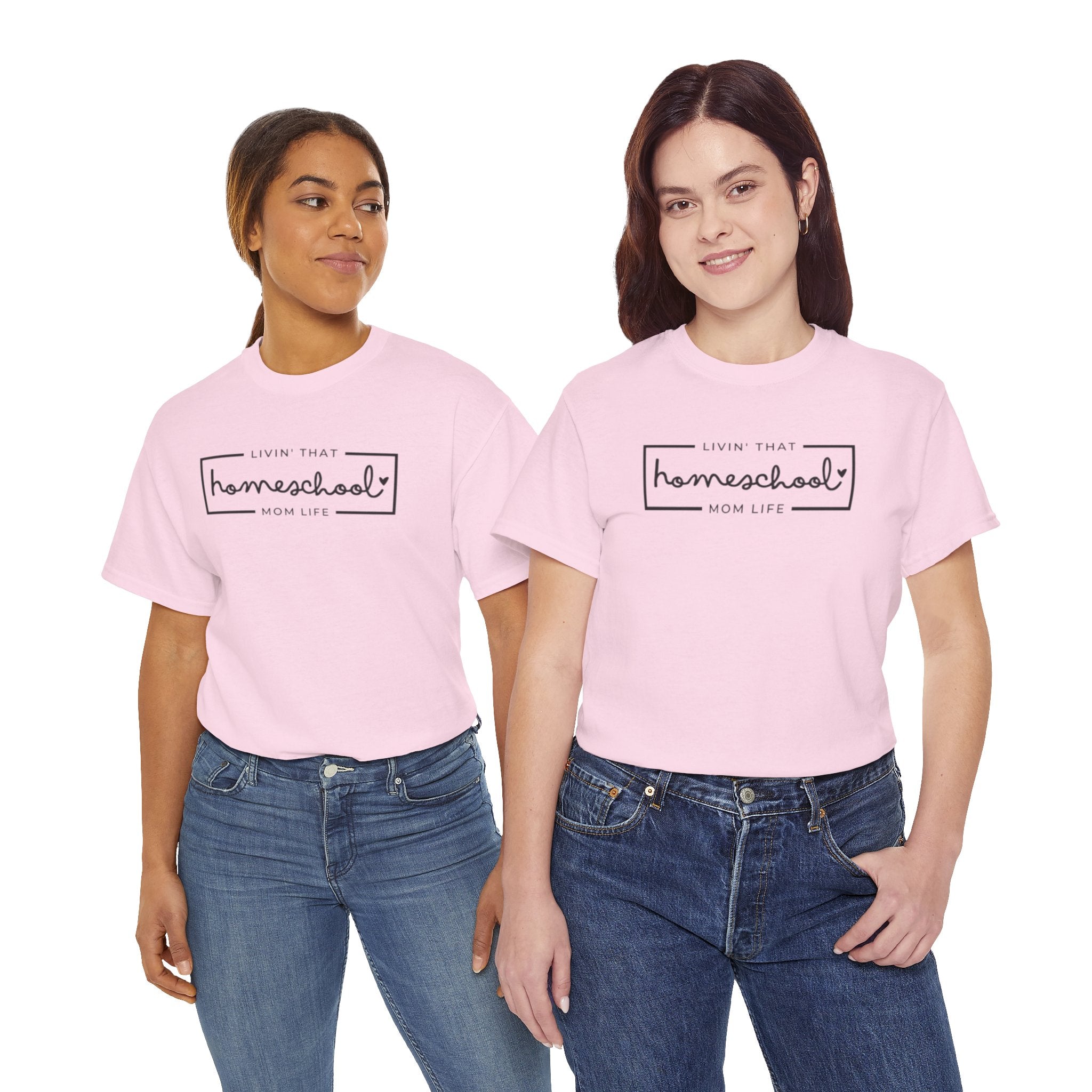 Homeschool Mom Life T-Shirt — "Living That Homeschool Mom Life" Tee