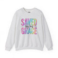 Saved by Grace Sweatshirt – Christian Faith Graphic Crewneck | Inspirational Religious Pullover | Cr8tive Designs