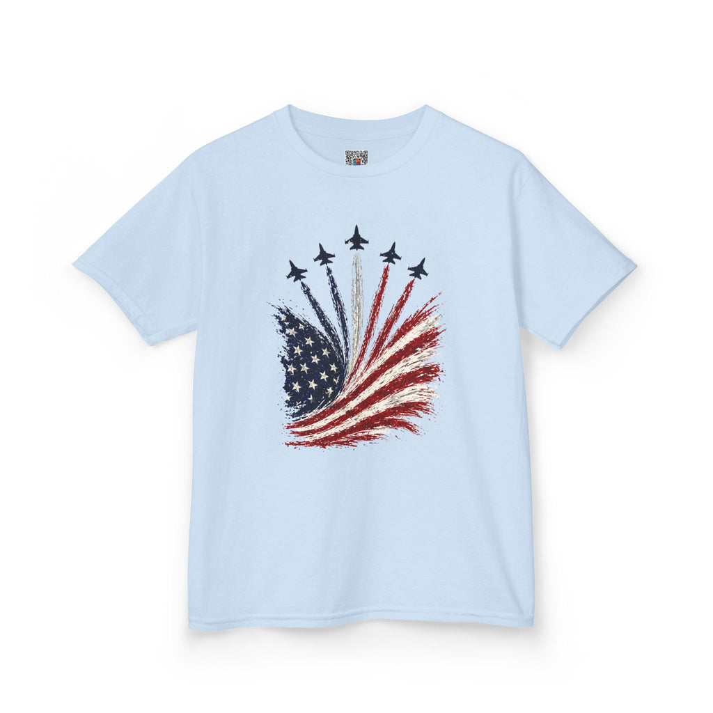 Kids American Flag Tee | Patriotic Stars and Stripes Design | Cr8tive Designs