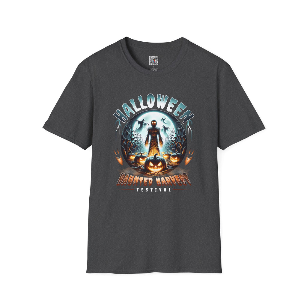 Halloween Scarecrow T‑Shirt | Creepy Pumpkin & Crows Graphic Tee | Cr8tive Designs