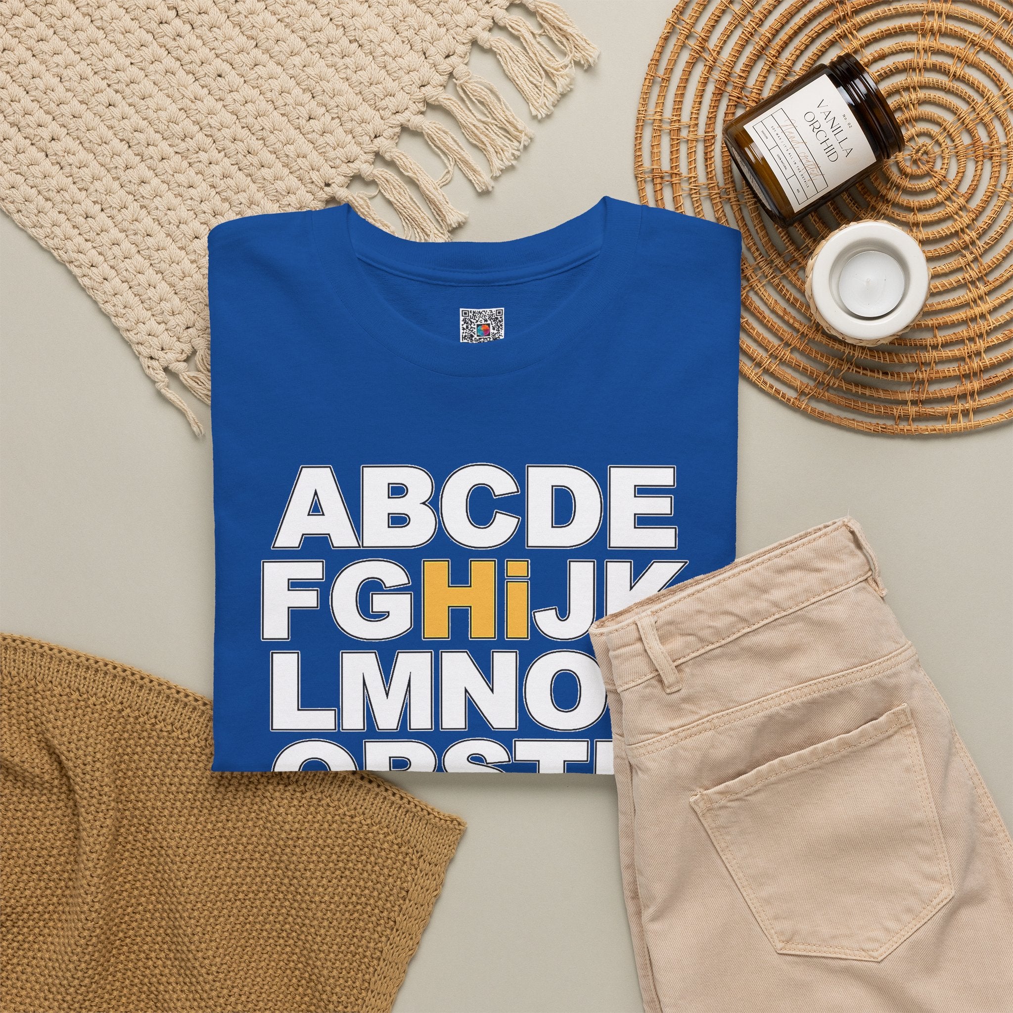 Bold Alphabet Teacher Tee | ABC Classroom Graphic T-Shirt | Cr8tive Designs