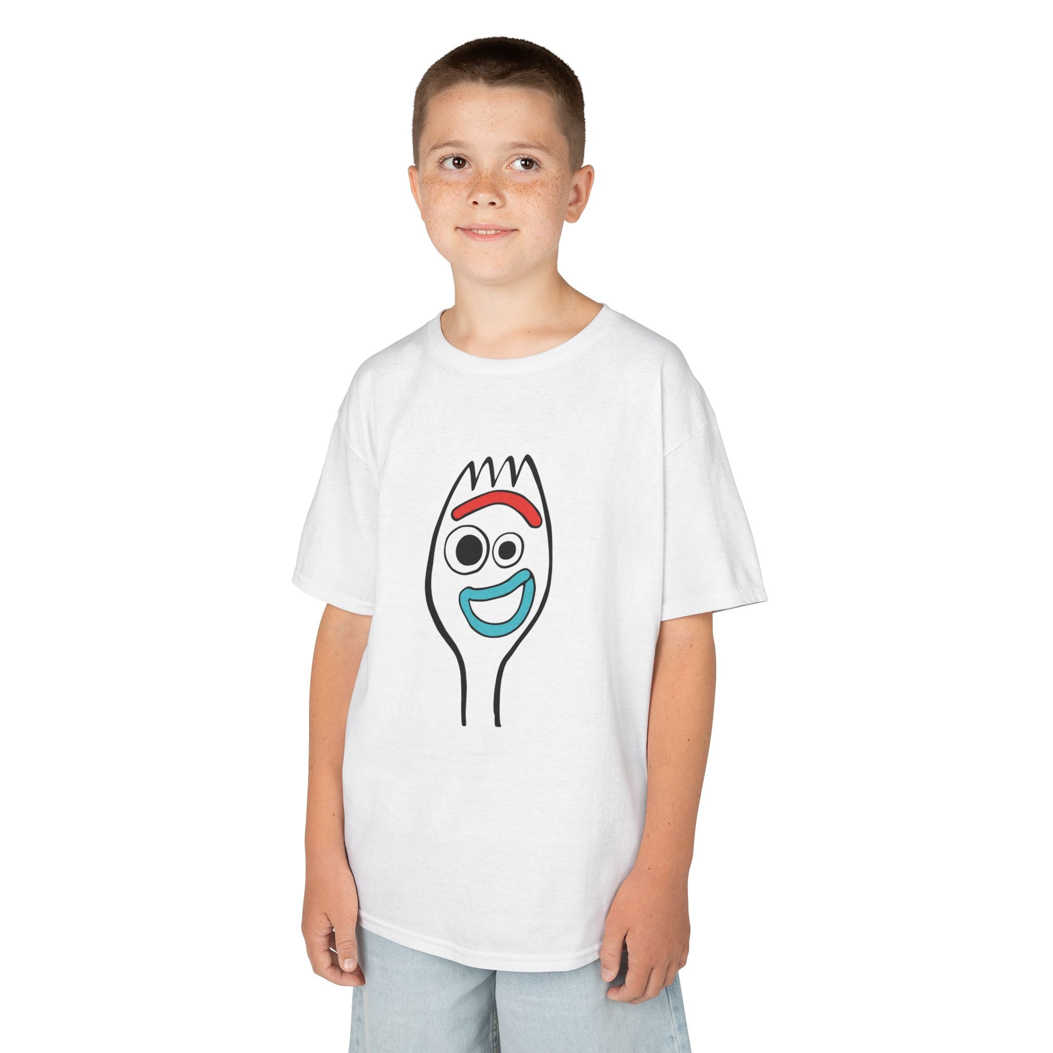 Forky Inspired Youth Tee | Character Shirt | Cr8tive Designs