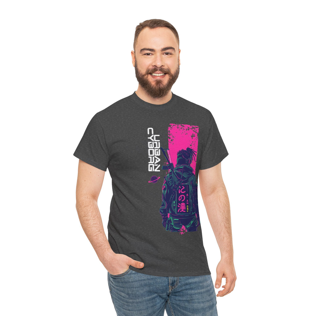 Urban Cyborg | Neon Cyberpunk Tshirt Design | Cr8tive Designs