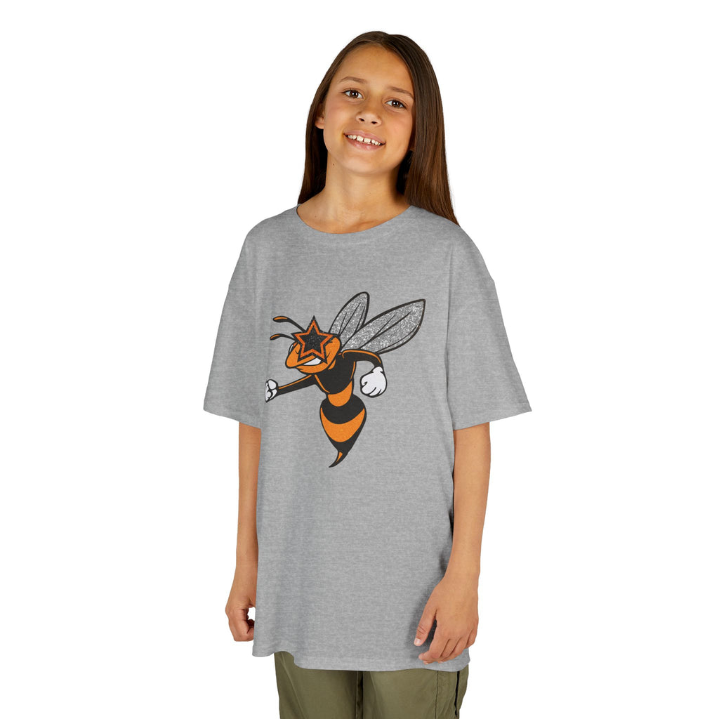 Hornet Mascot Youth Graphic T-Shirt | School Spirit Mascot Tee | Cr8tive Designs