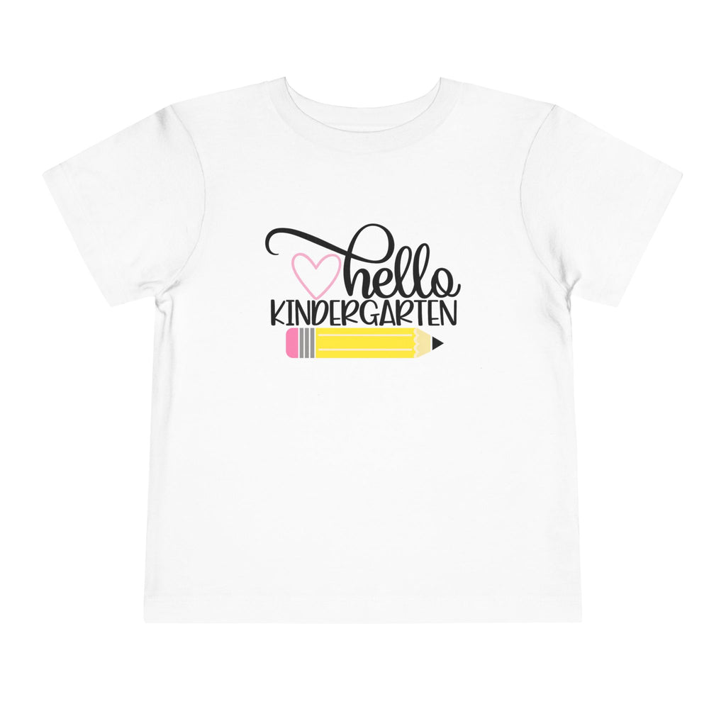 Hello Kindergarten Pencil Youth Tee | First Day of School T-Shirt | Cr8tive Designs