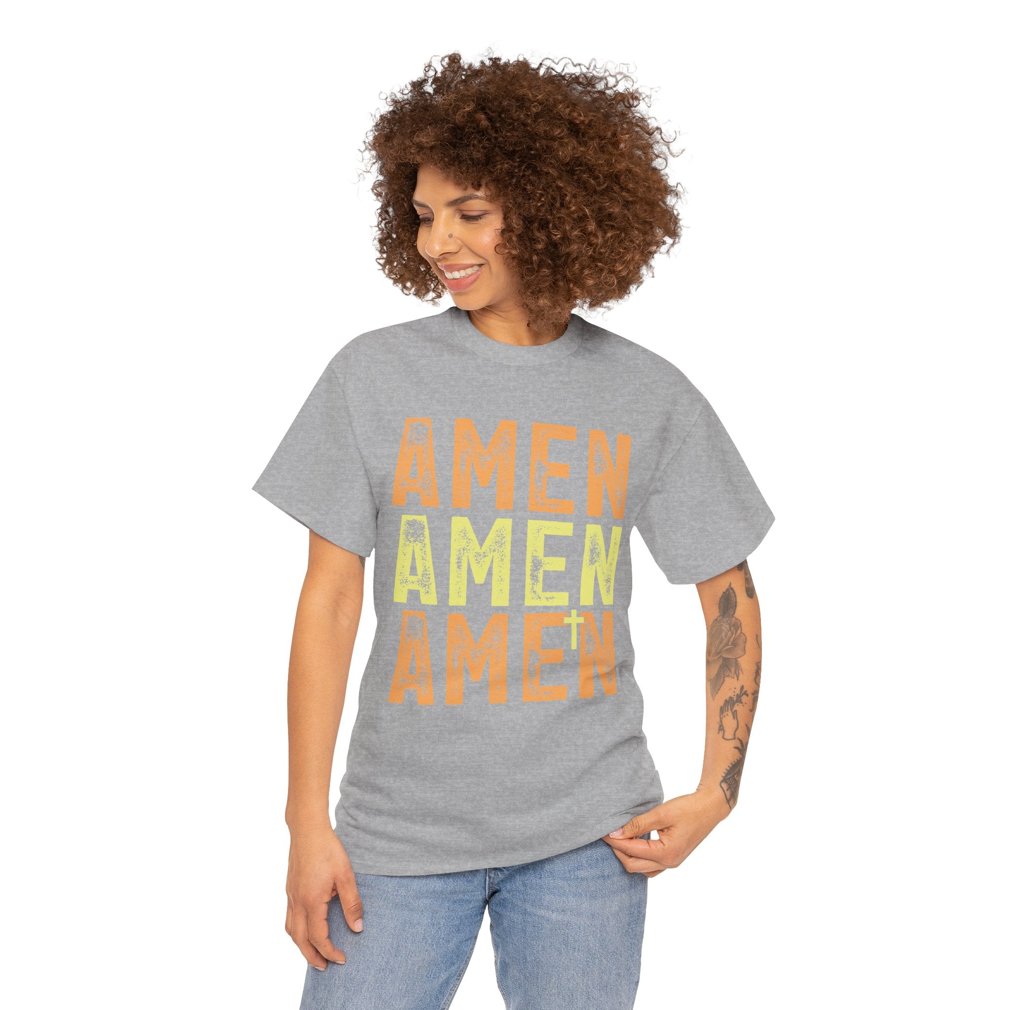 Amen Amen Amen – Bold Christian Faith T-Shirt | Cr8tive Designs
