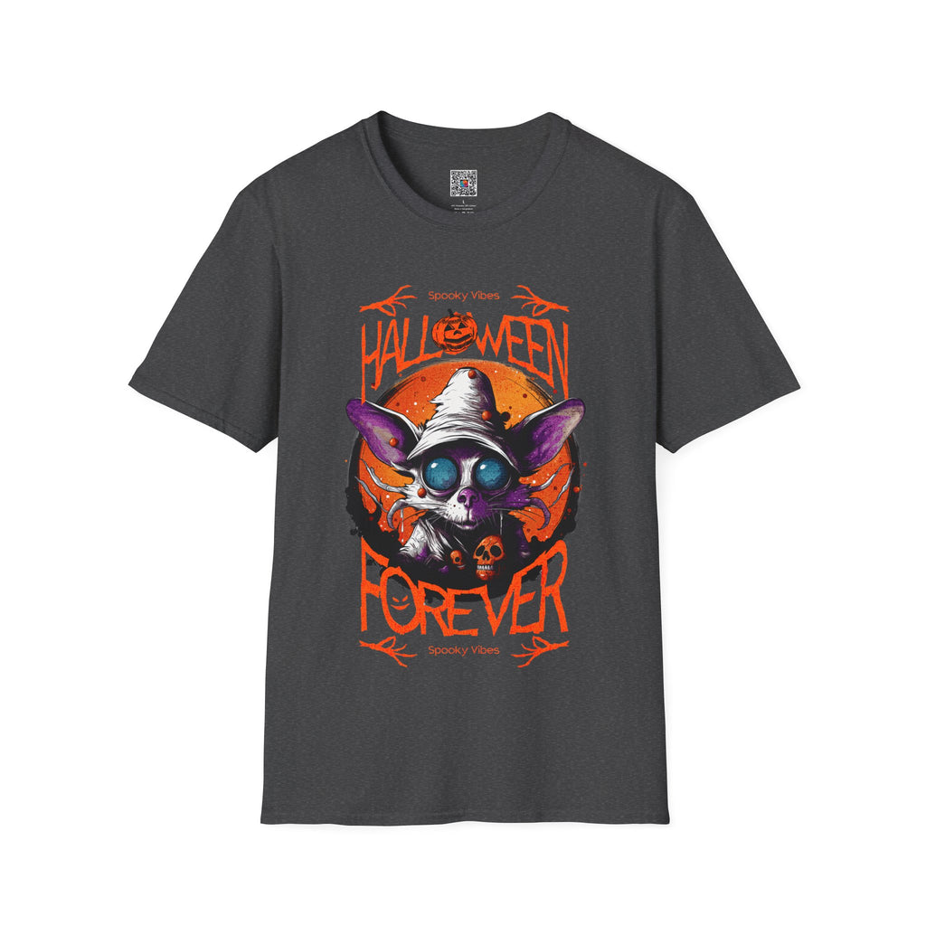 Halloween Forever T-Shirt | Cute Spooky Bat Witch Graphic Tee | Cr8tive Designs