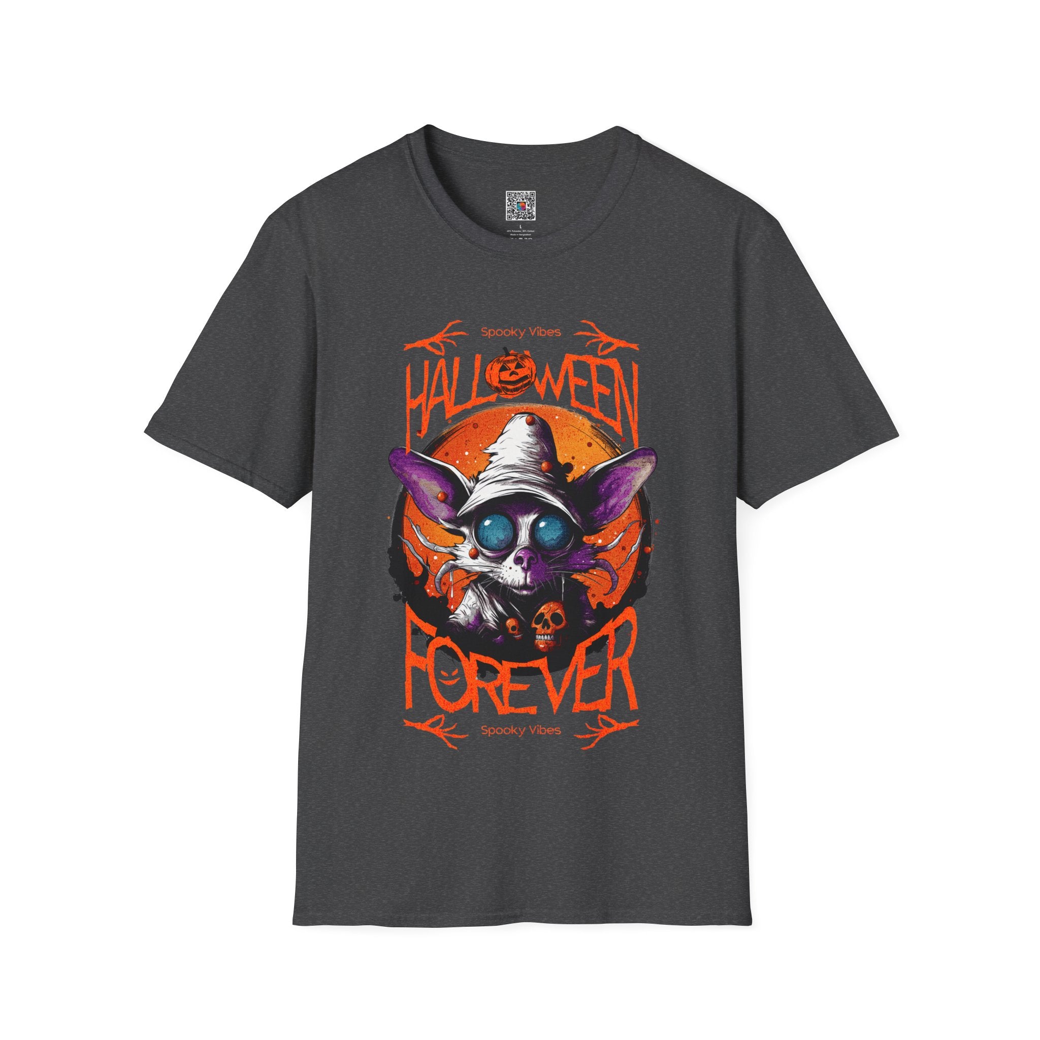 Halloween Forever T-Shirt | Cute Spooky Bat Witch Graphic Tee | Cr8tive Designs