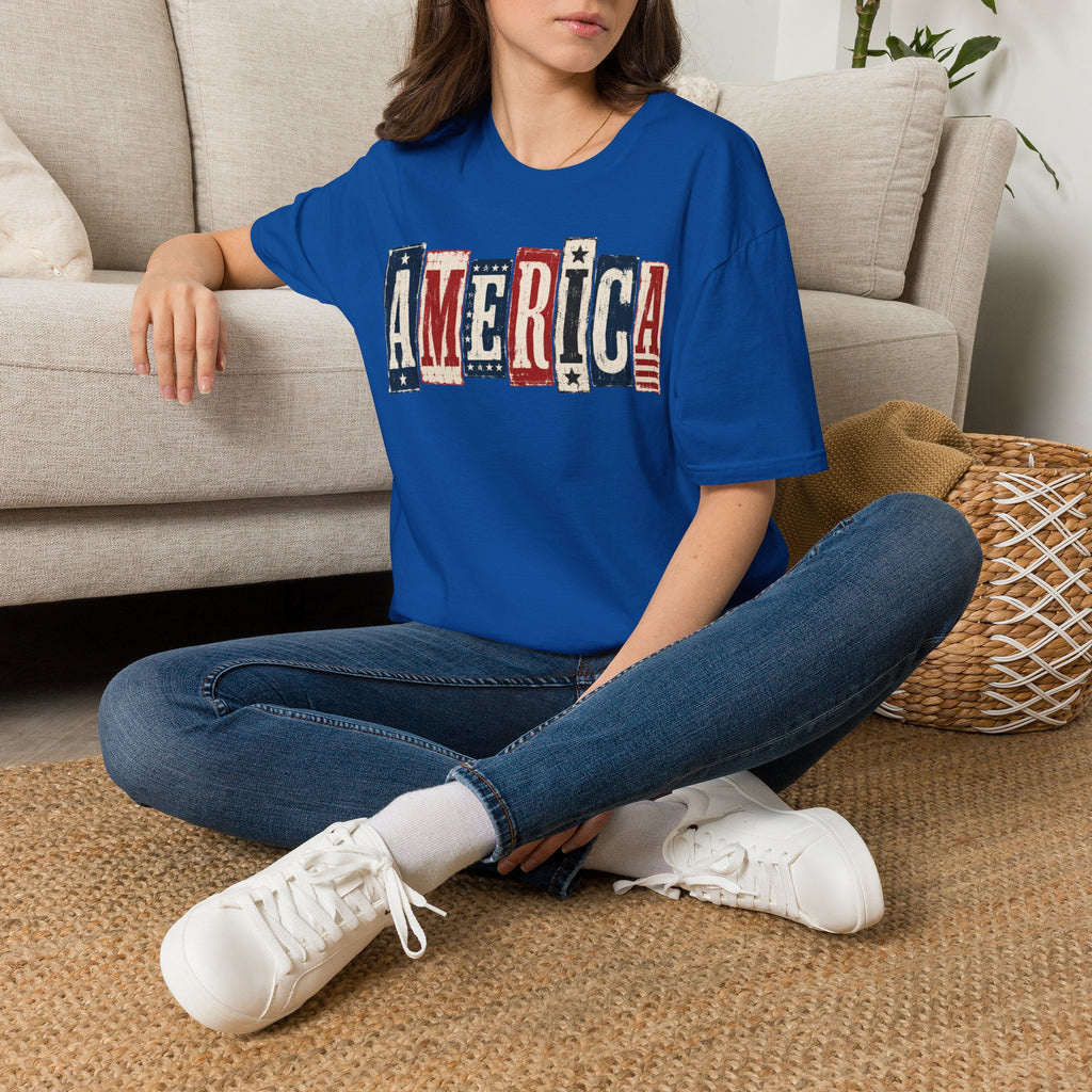 America | Distressed Americana T-Shirt | Cr8tive Designs