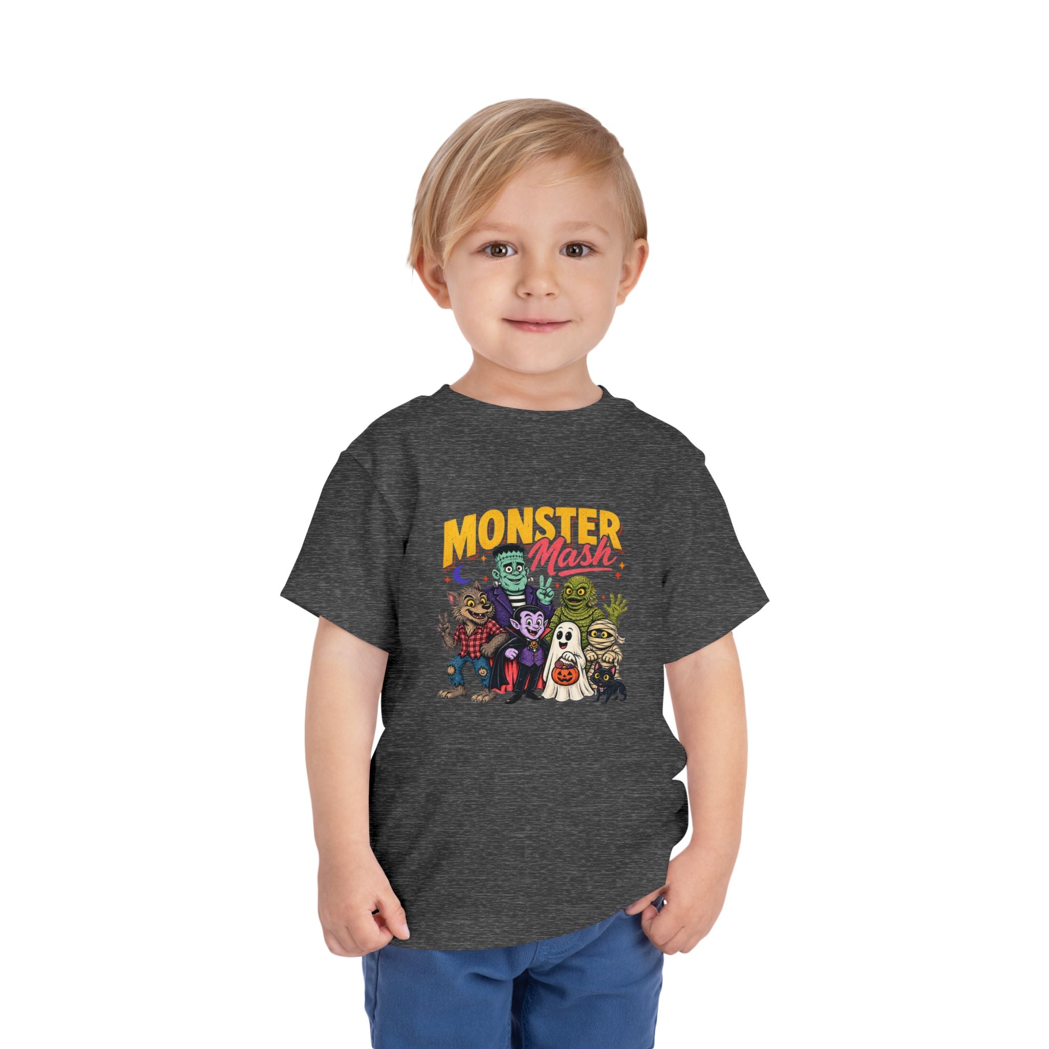 Monster Mash Tee | Cute Toddler Halloween Monsters T-Shirt | Cr8tive Designs