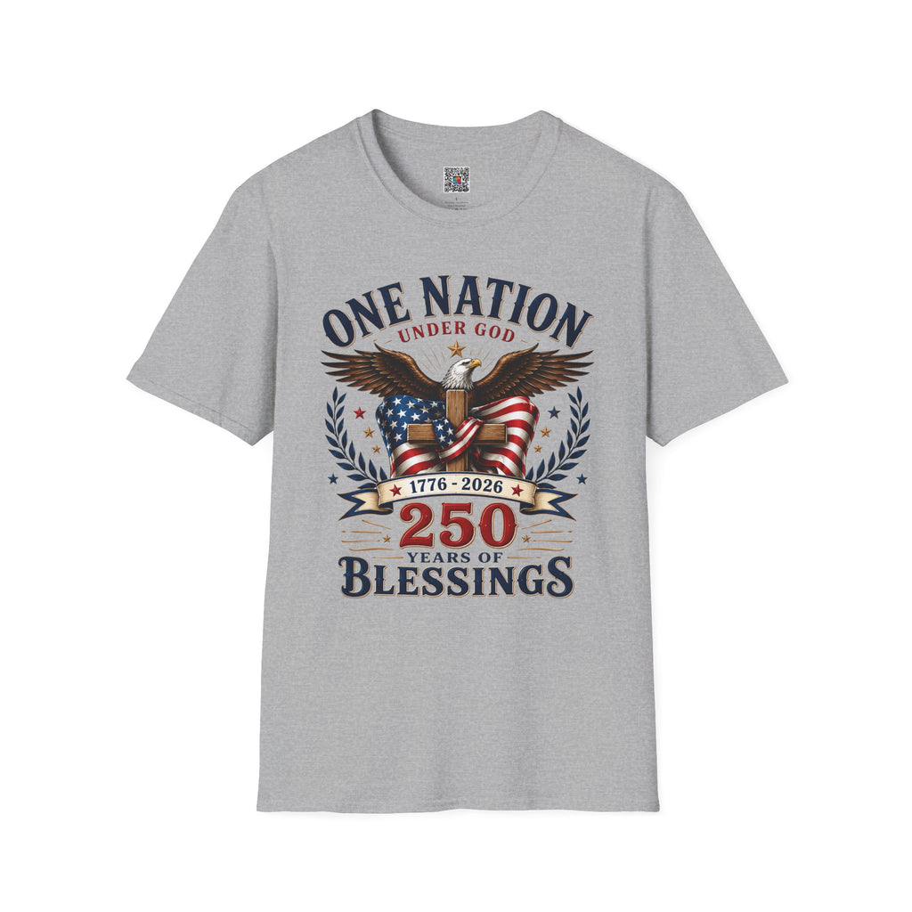 One Nation 250 Blessings | Patriotic Eagle Design | Cr8tive Designs