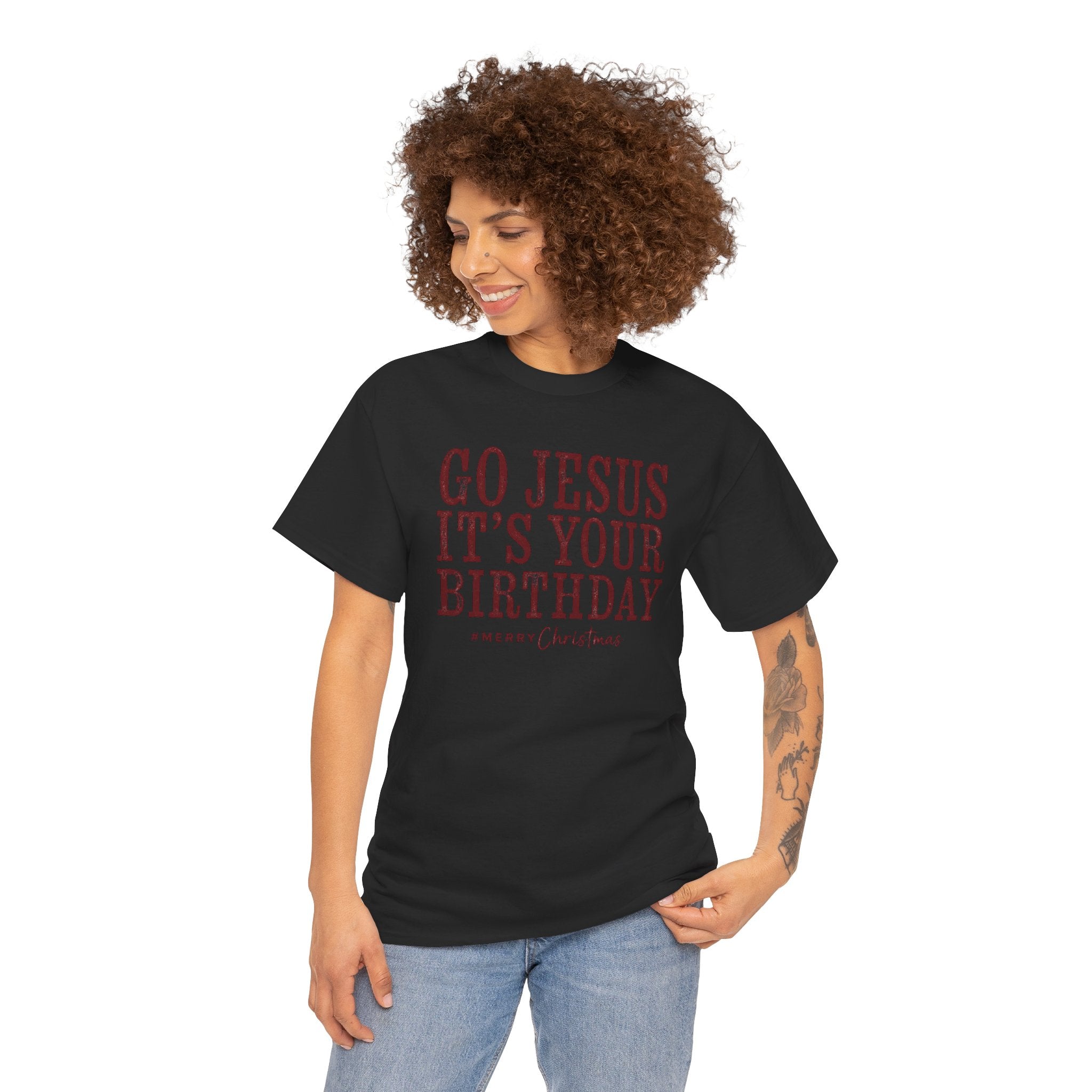 Go Jesus, It’s Your Birthday | Merry Christmas Faith Design | Cr8tive Designs
