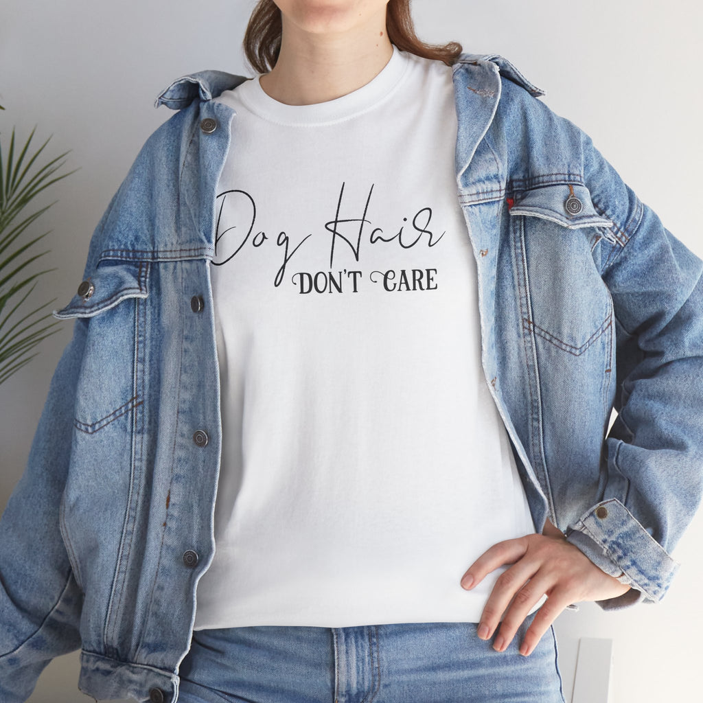 Dog Hair Don’t Care Tee | Funny Dog Lover Shirt | Cr8tive Designs