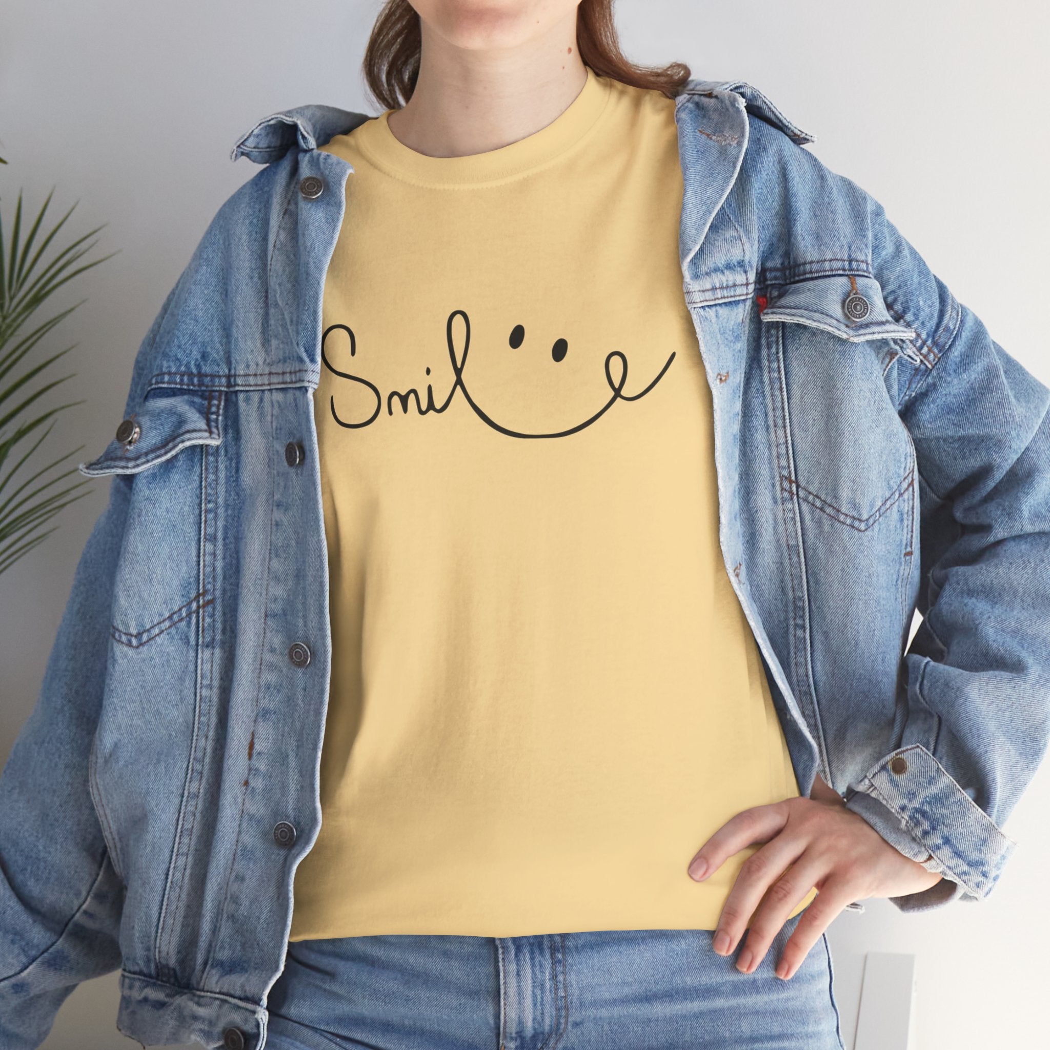 Smile Unisex Heavy Cotton Tee