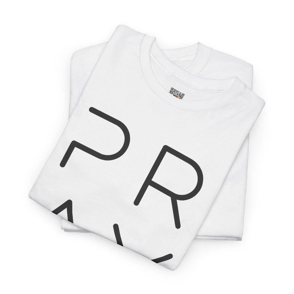 PRAY Minimalist Christian T-Shirt | Modern Faith Graphic Tee | Cr8tive Designs