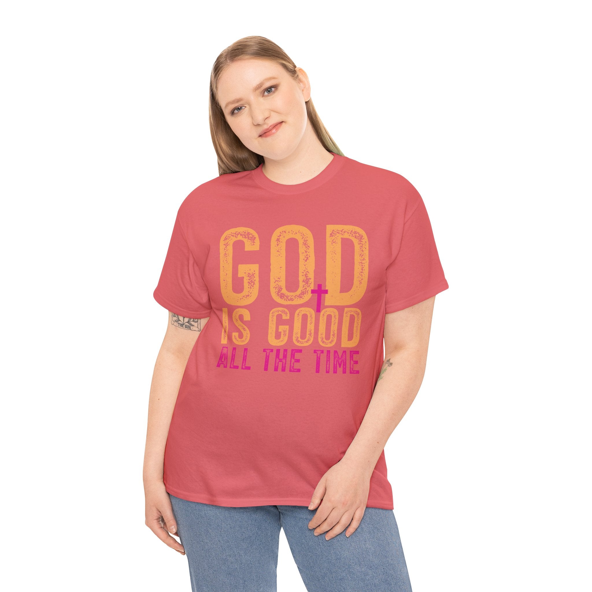 God Is Good All The Time – Inspirational Christian Faith T-Shirt | Cr8tive Designs