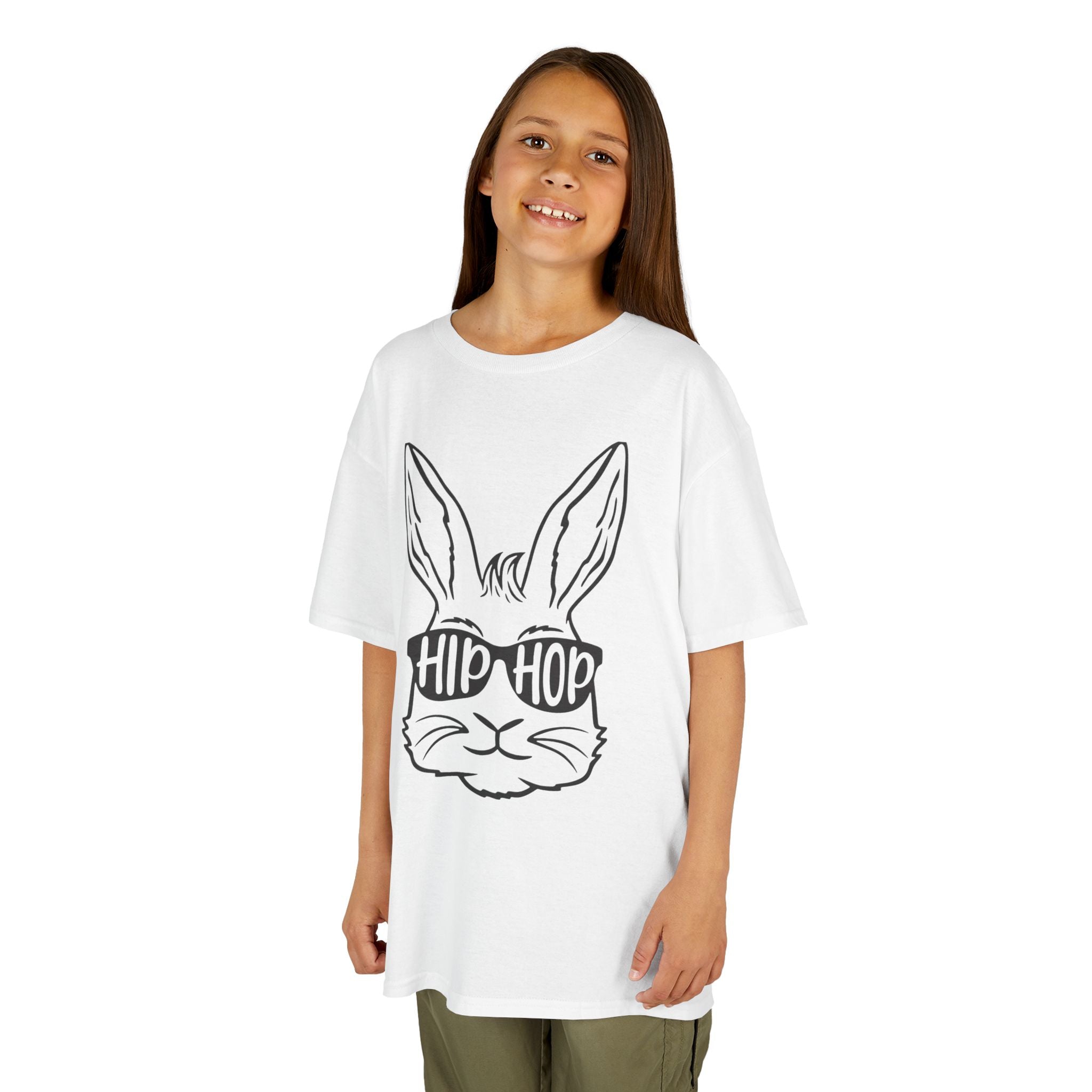 Kids Hip Hop Bunny T-Shirt — Funny Bunny with “Hip Hop” Sunglasses