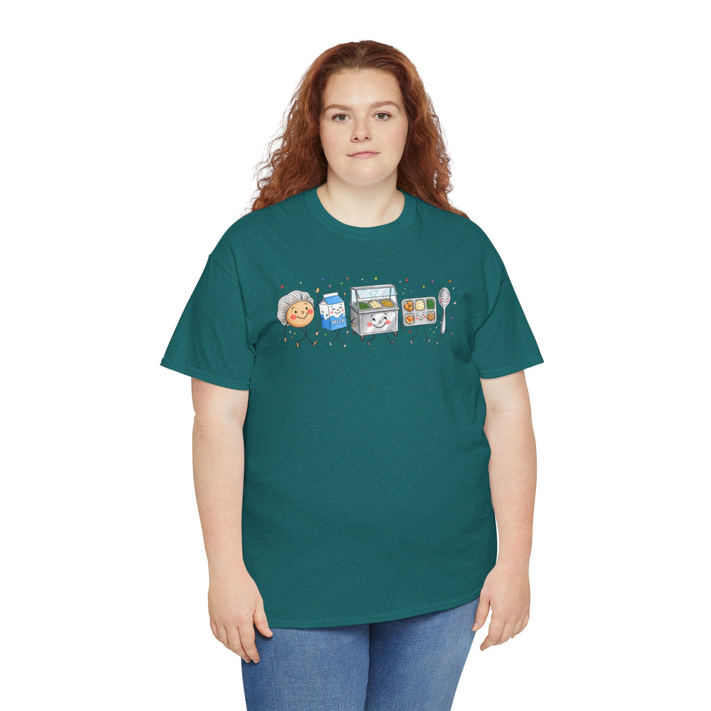 Lunch Crew Graphic Tee | Cute Foodie Character T-Shirt | Cr8tive Designs