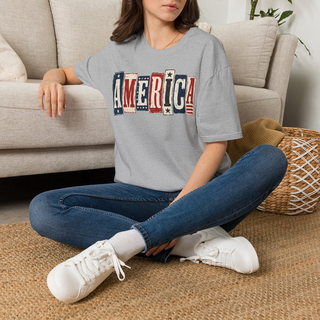 America | Distressed Americana T-Shirt | Cr8tive Designs