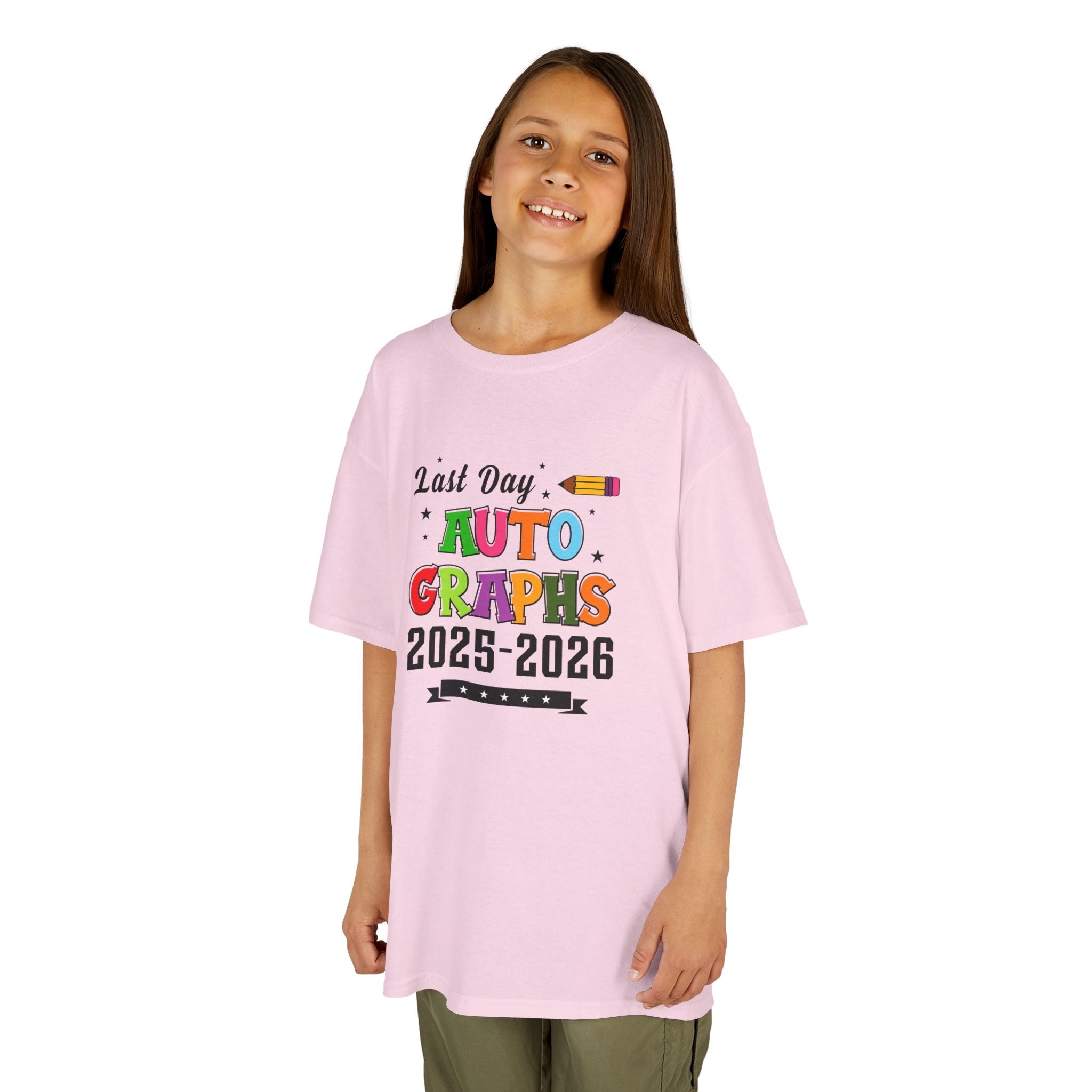 LAST DAY AUTOGRAPHS 2025-2026 T-SHIRT | KIDS SCHOOL SIGNATURE SHIRT | LAST DAY OF SCHOOL SHIRT | CR8TIVE DESIGNS