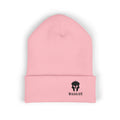 Warrior Skull Embroidered Cuffed Beanie/Cr8tive Designs