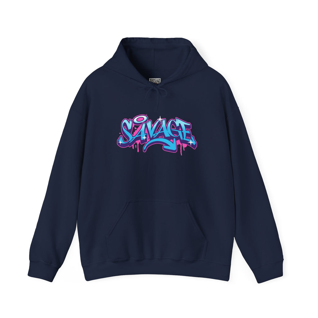 Savage | Colorful Graffiti Streetwear Hoodie | Cr8tive Designs