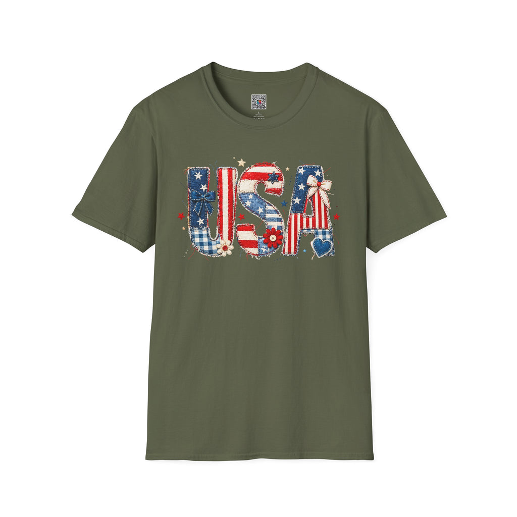 USA Patriotic | Vintage Red White & Blue Design | Cr8tive Designs